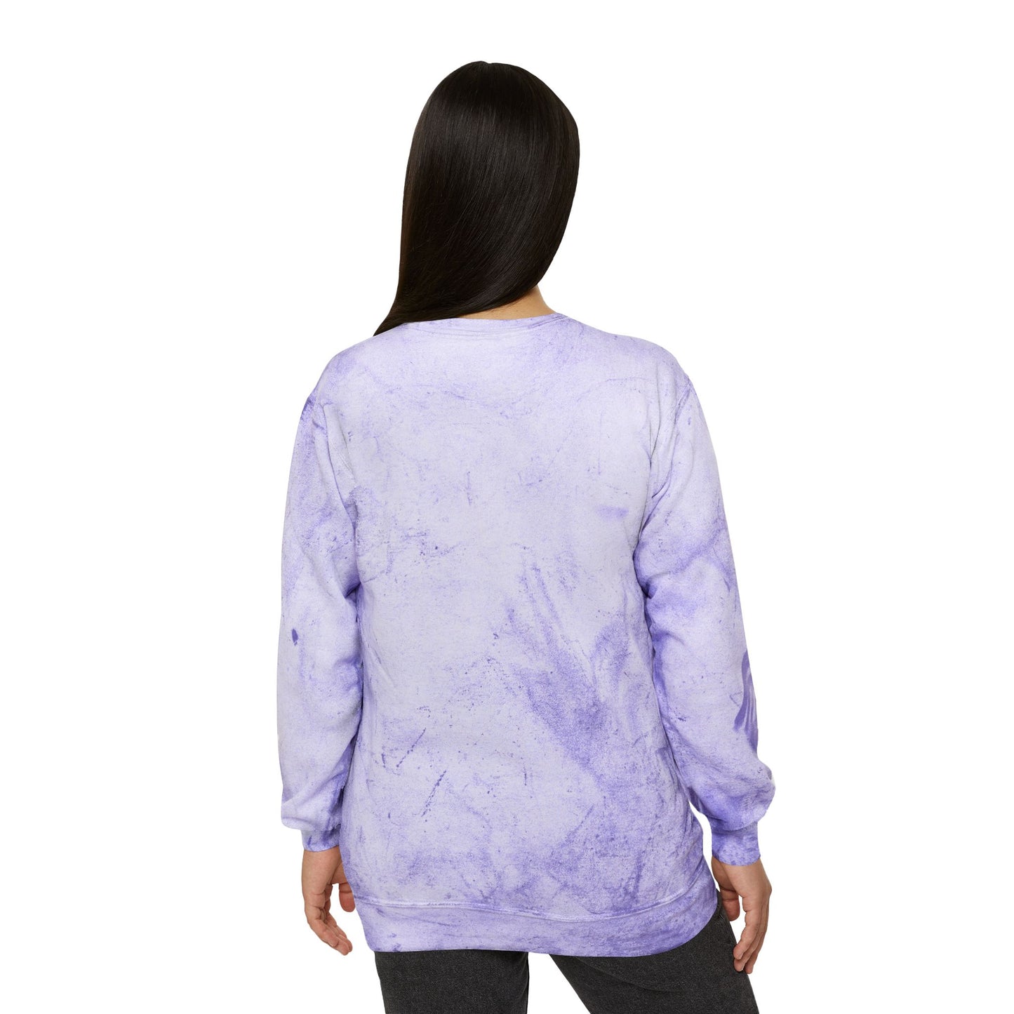 Floyd Strong (no back) Color Blast Crewneck Sweatshirt for School Spirit