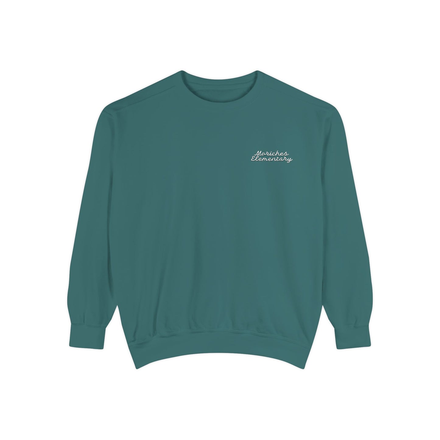 Moriches Elementary Embroidered Garment-Dyed Unisex Sweatshirt