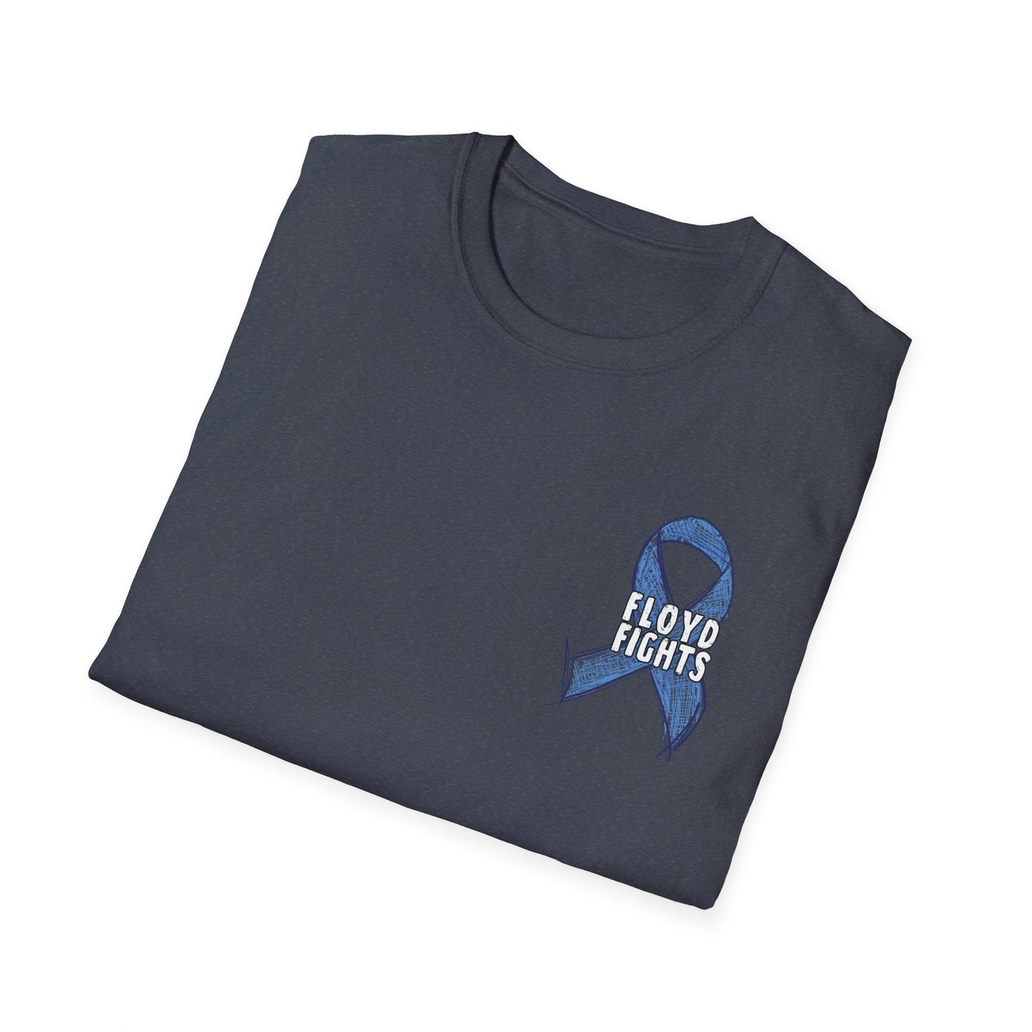 FLOYD FIGHTS Ribbon Diabetes Awareness T-Shirt | Softstyle Tee