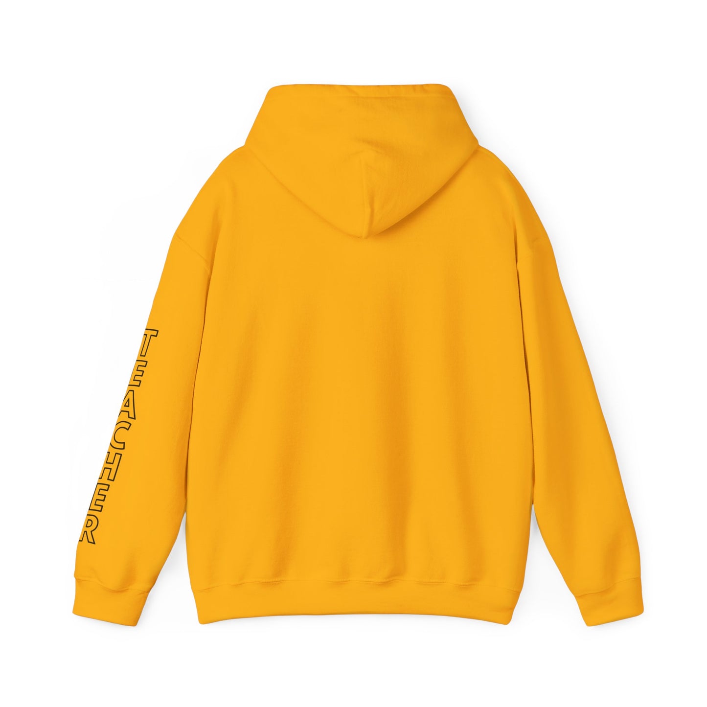 Little Leaders Teacher Simple Design Hoodie w/ Teacher on Sleeve - Cozy Unisex Sweatshirt