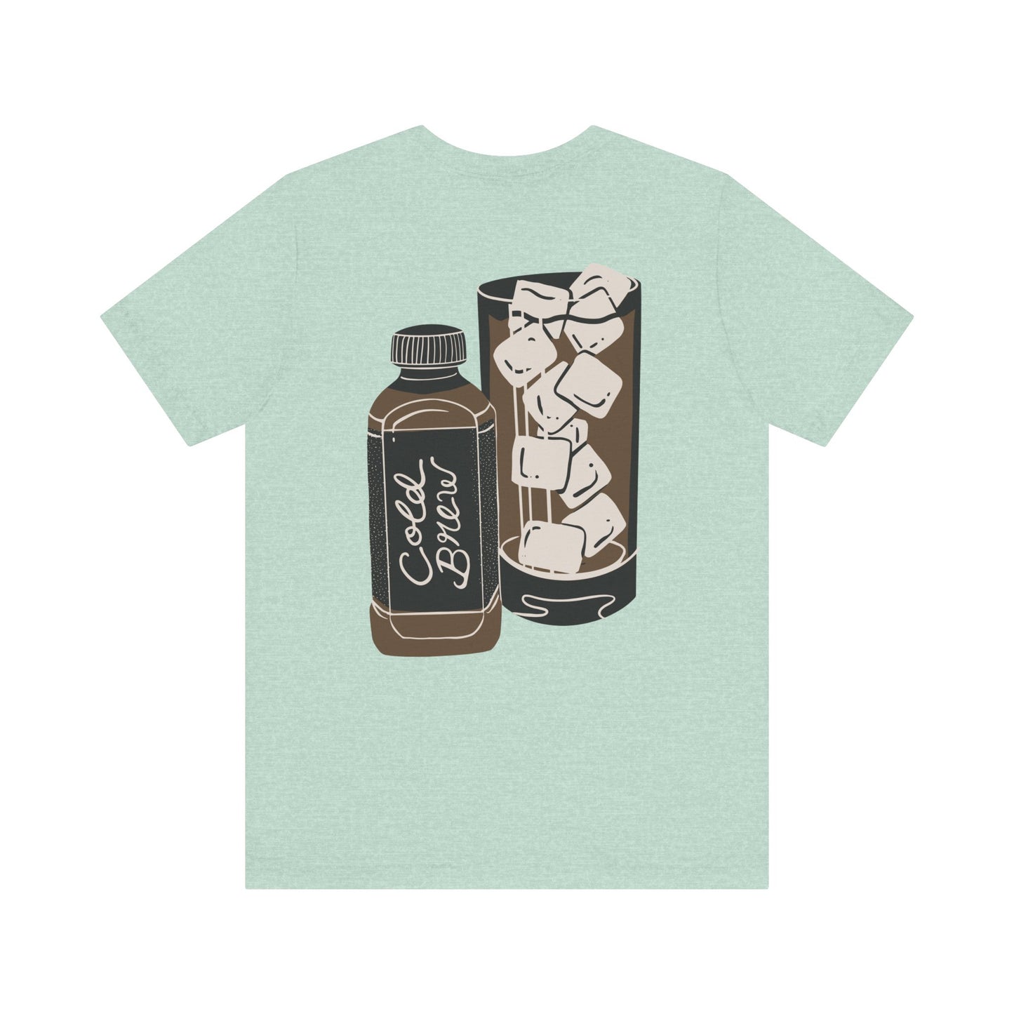 Cold Brew Coffee Lovers Tee, Unisex Jersey Shirt for Coffee Lovers