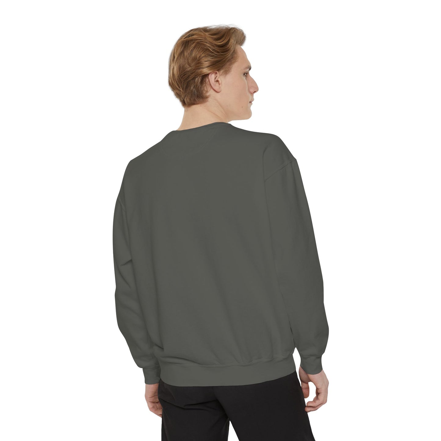 Woodhull- Embroidered Garment-Dyed Unisex Sweatshirt