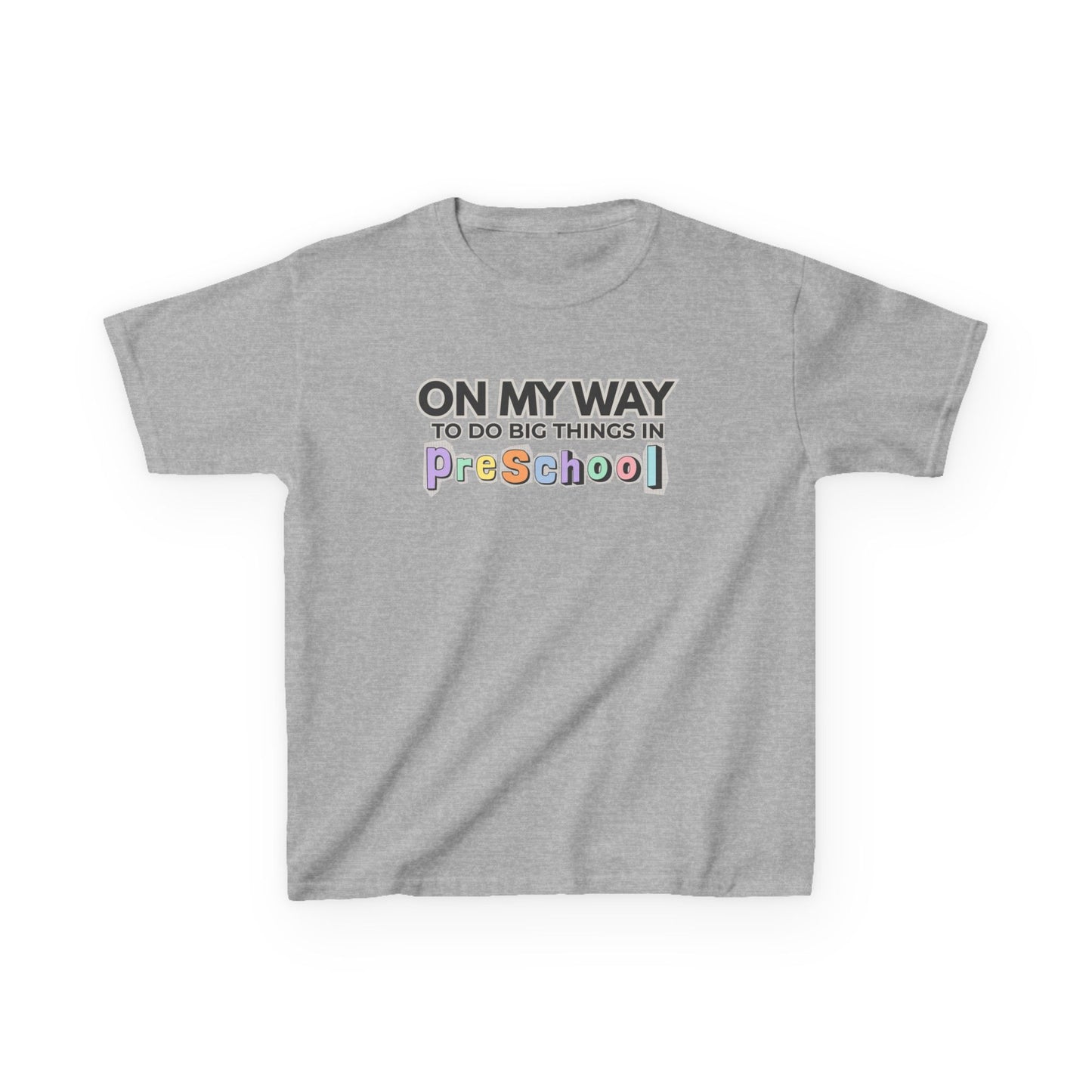 Big Things in PreSchool- Kids Back to School Shirt