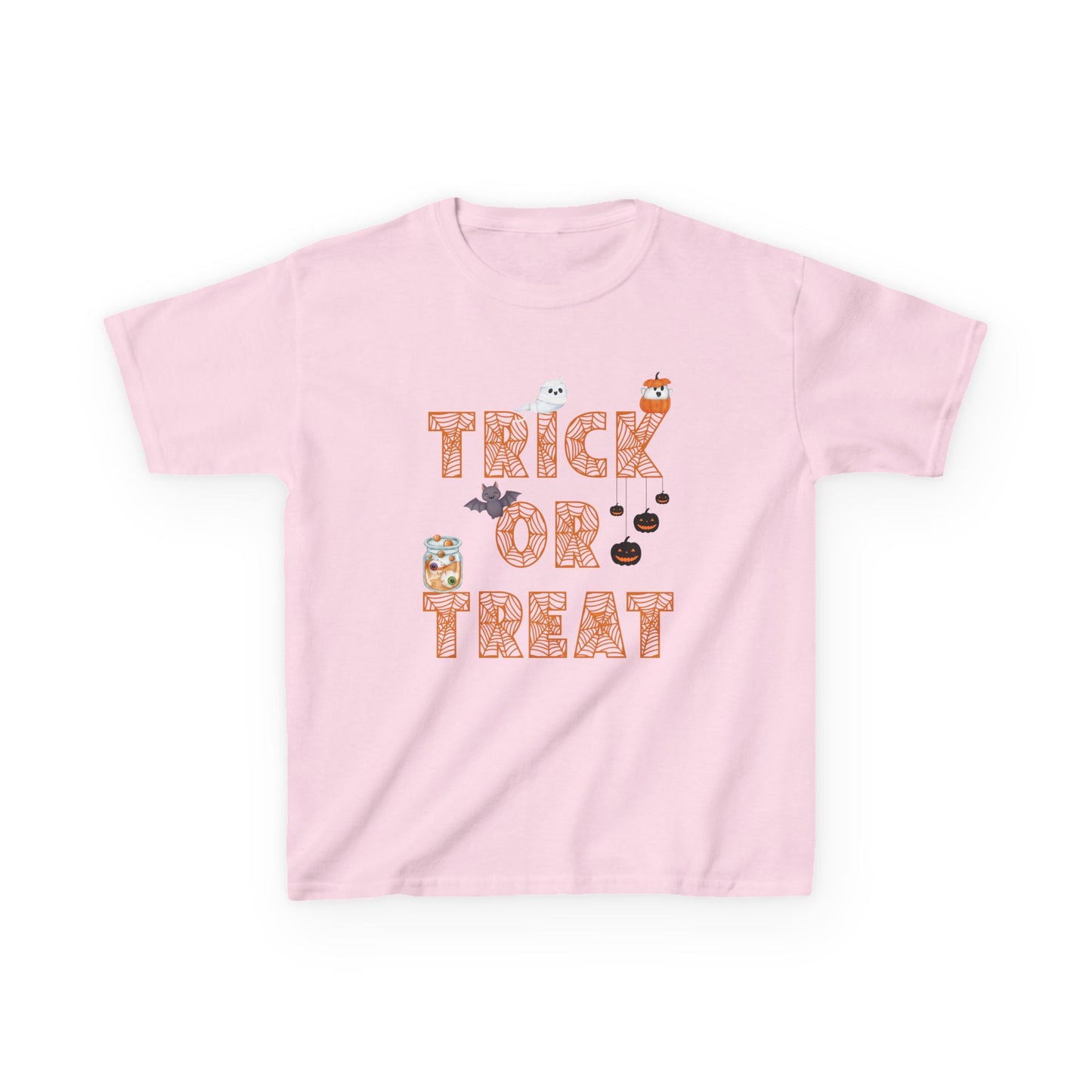 Trick or Treat Kids Tee, Halloween Shirt for Kids