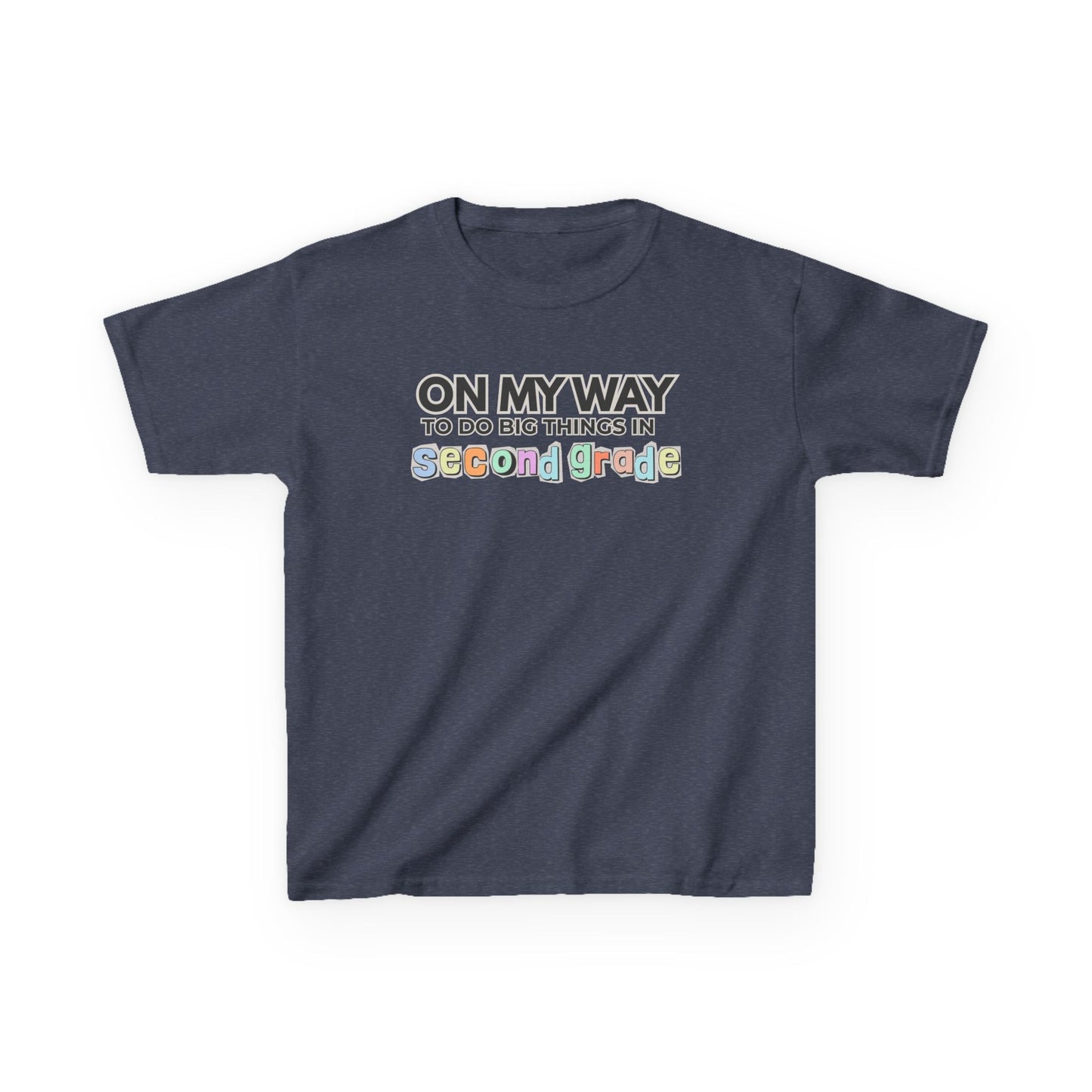 Big Things in 2nd Grade- Kids Back to School Shirt