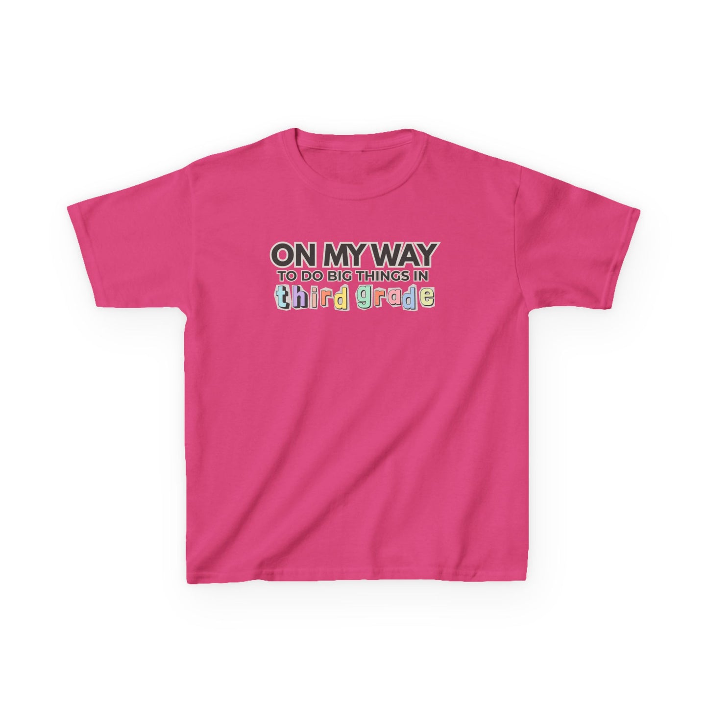 Big Things in 3rd Grade- Kids Back to School Shirt