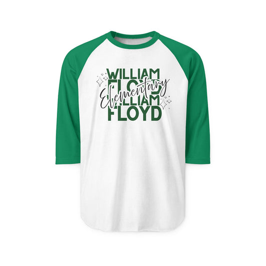 William Floyd Elementary Unisex Three-Quarter Sleeve Raglan Shirt
