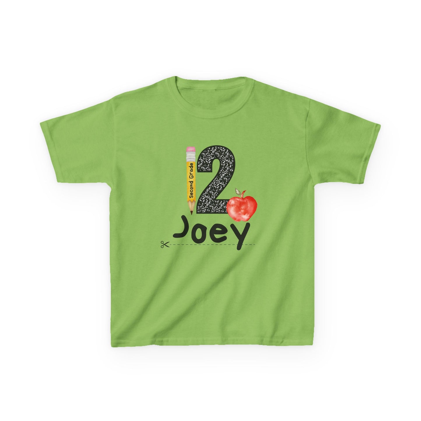 2nd Grade- Personalized Kids Tee - Back to School