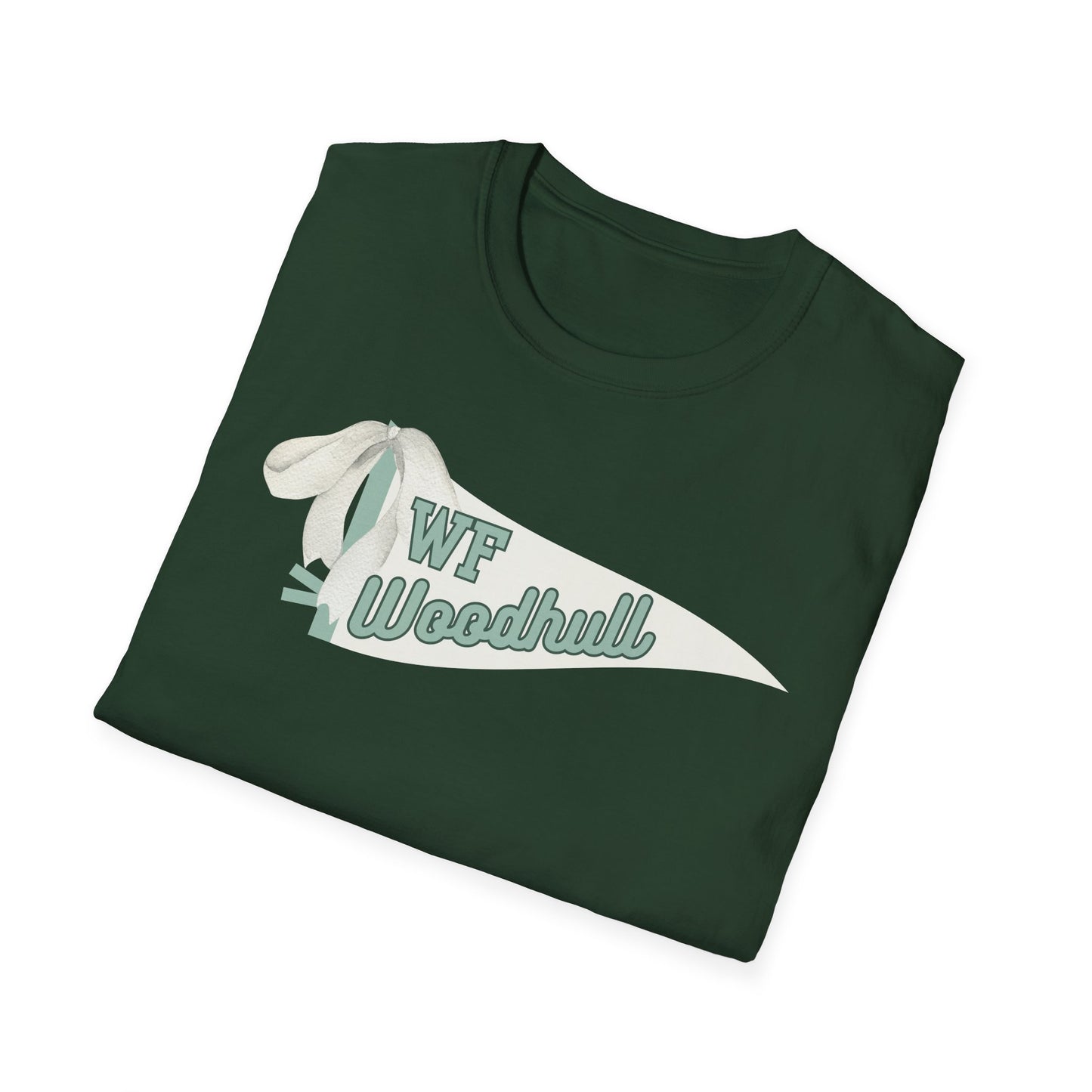 Woodhull Pennant Unisex Softstyle Graphic Tee with Vintage Design