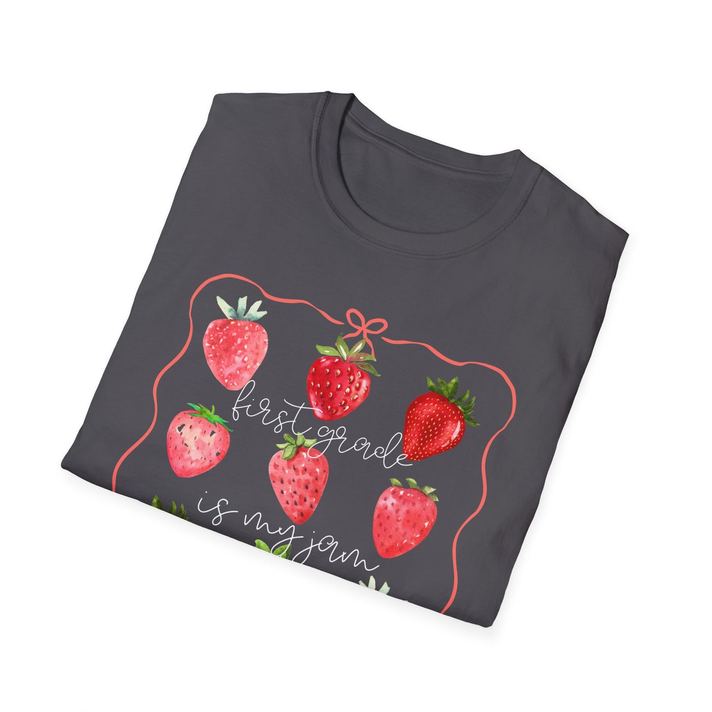 1st Grade is my Jam- Unisex Softstyle T-Shirt- Back to School