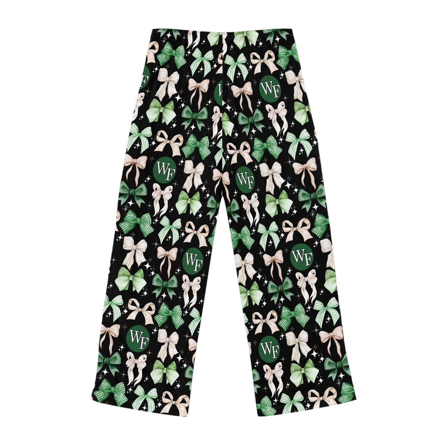 Floyd Strong Green Bow Design Chic Women's Pajama Pants  - Perfect for Cozy Nights and Pajama Days