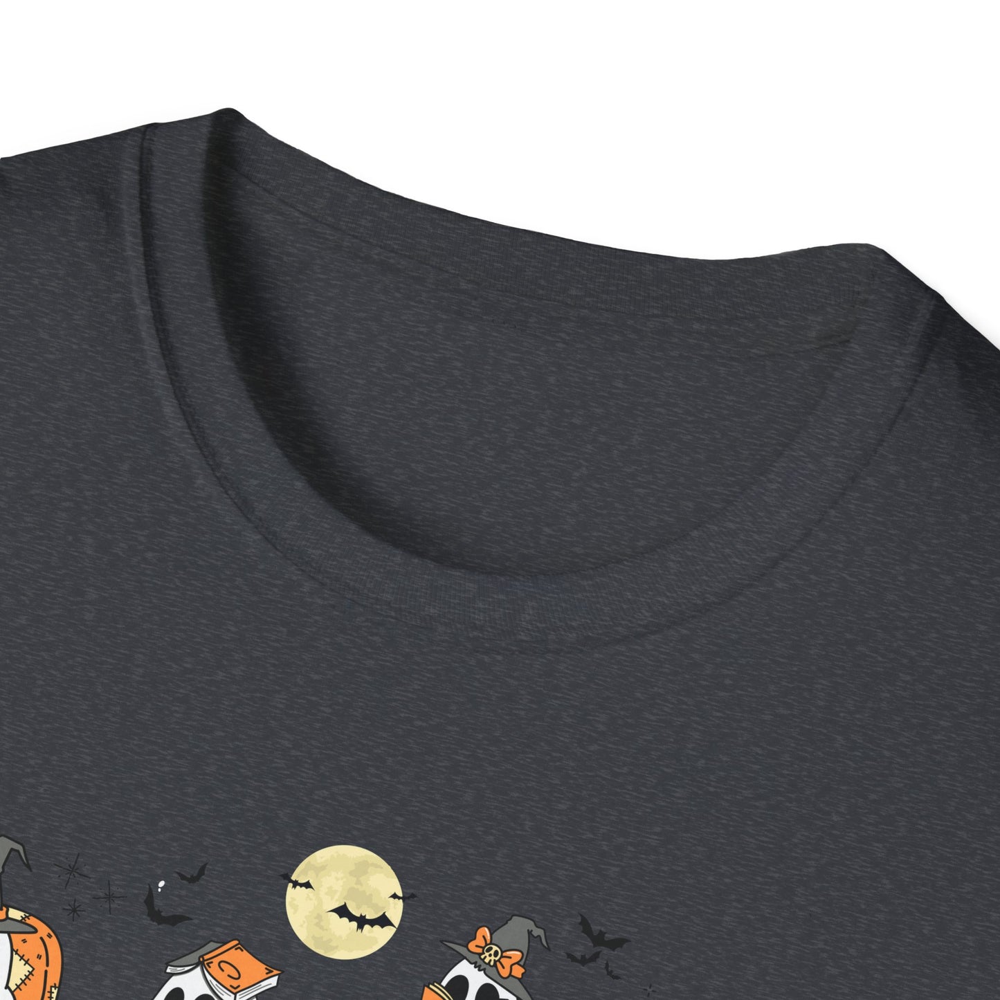 Reading Ghosts- Spooky Season, Unisex Softstyle Tee