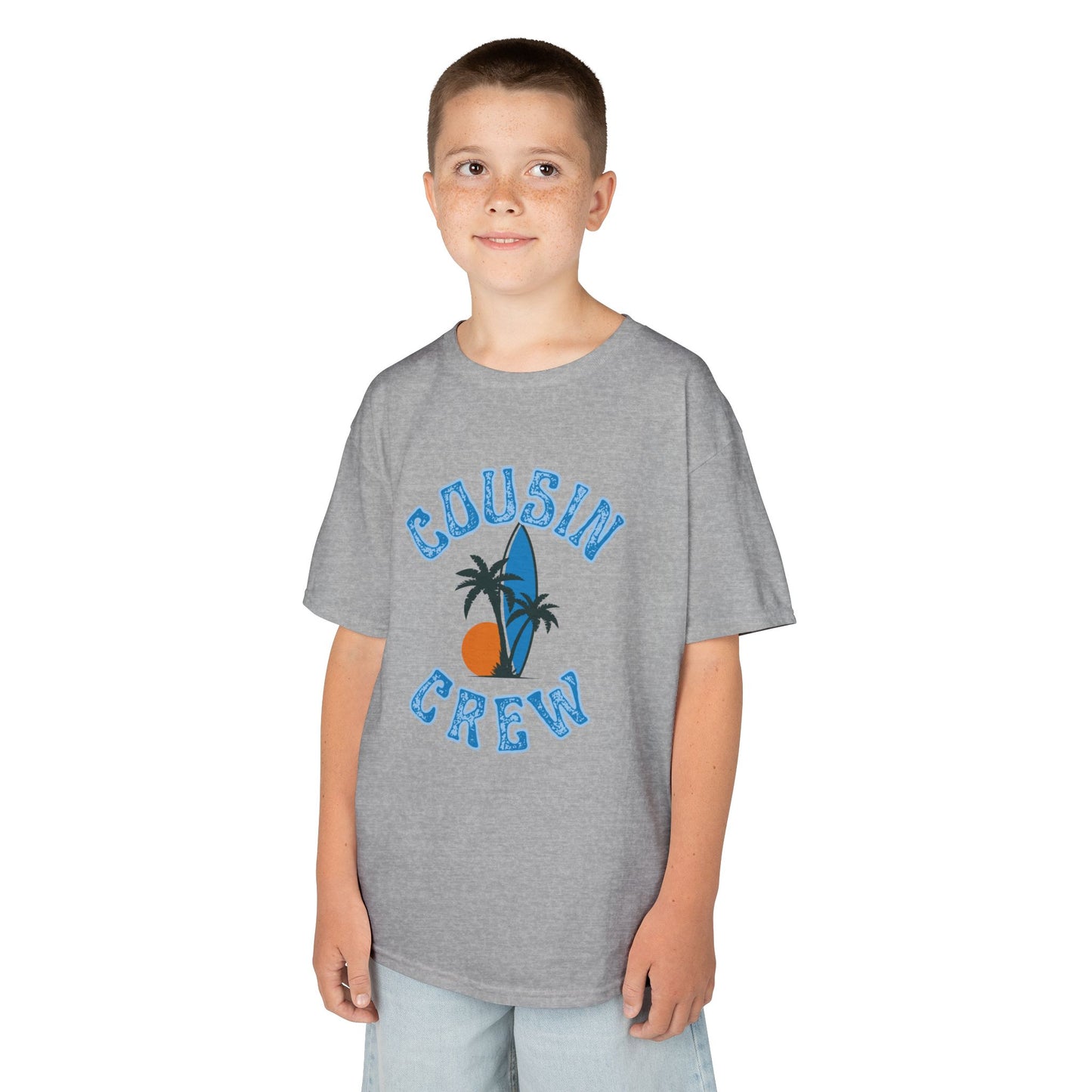Cool Cousin Crew Kids Tee - Summer Fun, Family Gatherings, Beach Days, Mini Collection
