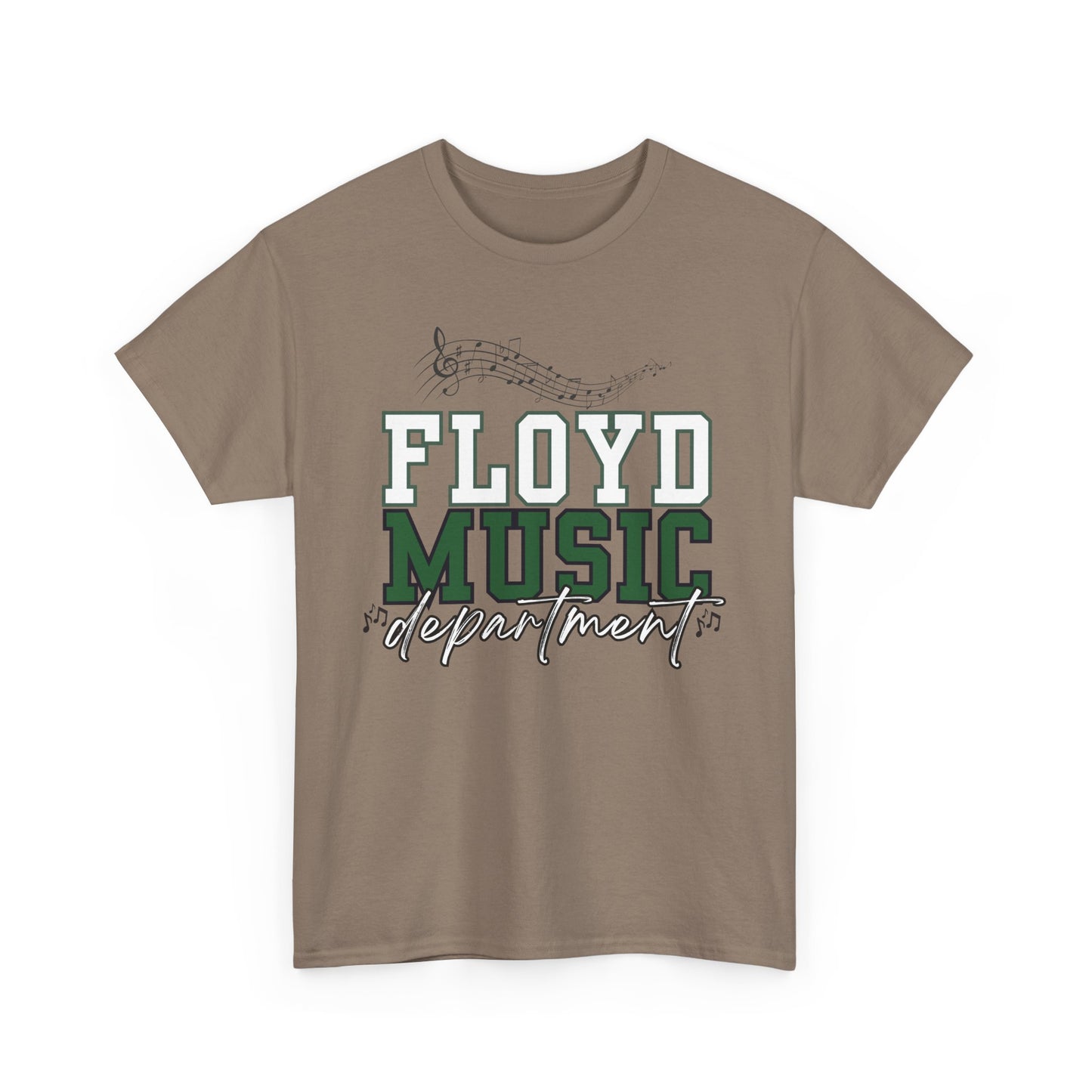 Floyd Music Heavy Cotton Tee - "Music is the Soundtrack of Your Life" Unisex T-Shirt- Floyd Strong
