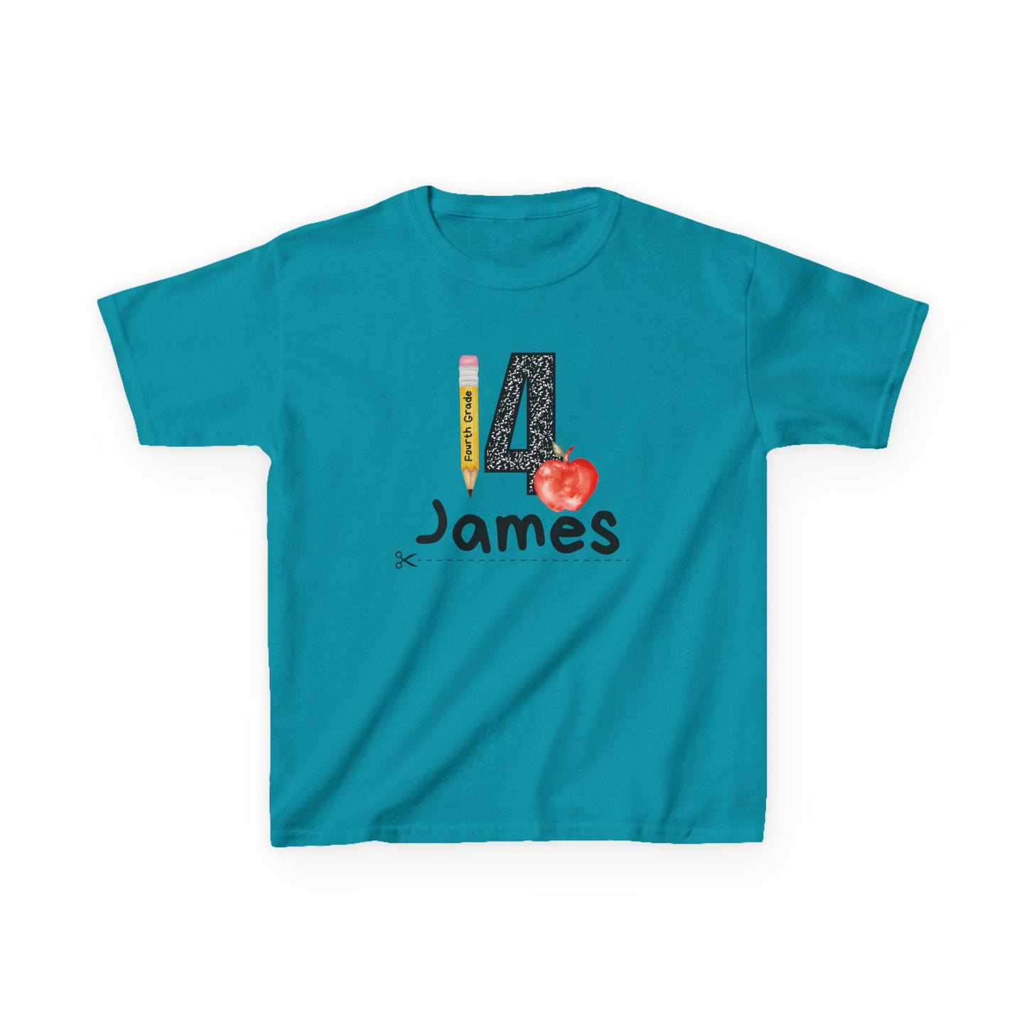 4th Grade- Personalized Kids Tee - Back to School