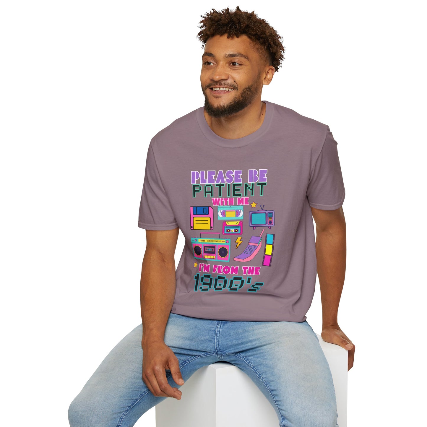 Retro 90's T-Shirt - Please Be Patient, Teacher Vintage- Unisex Graphic Tee