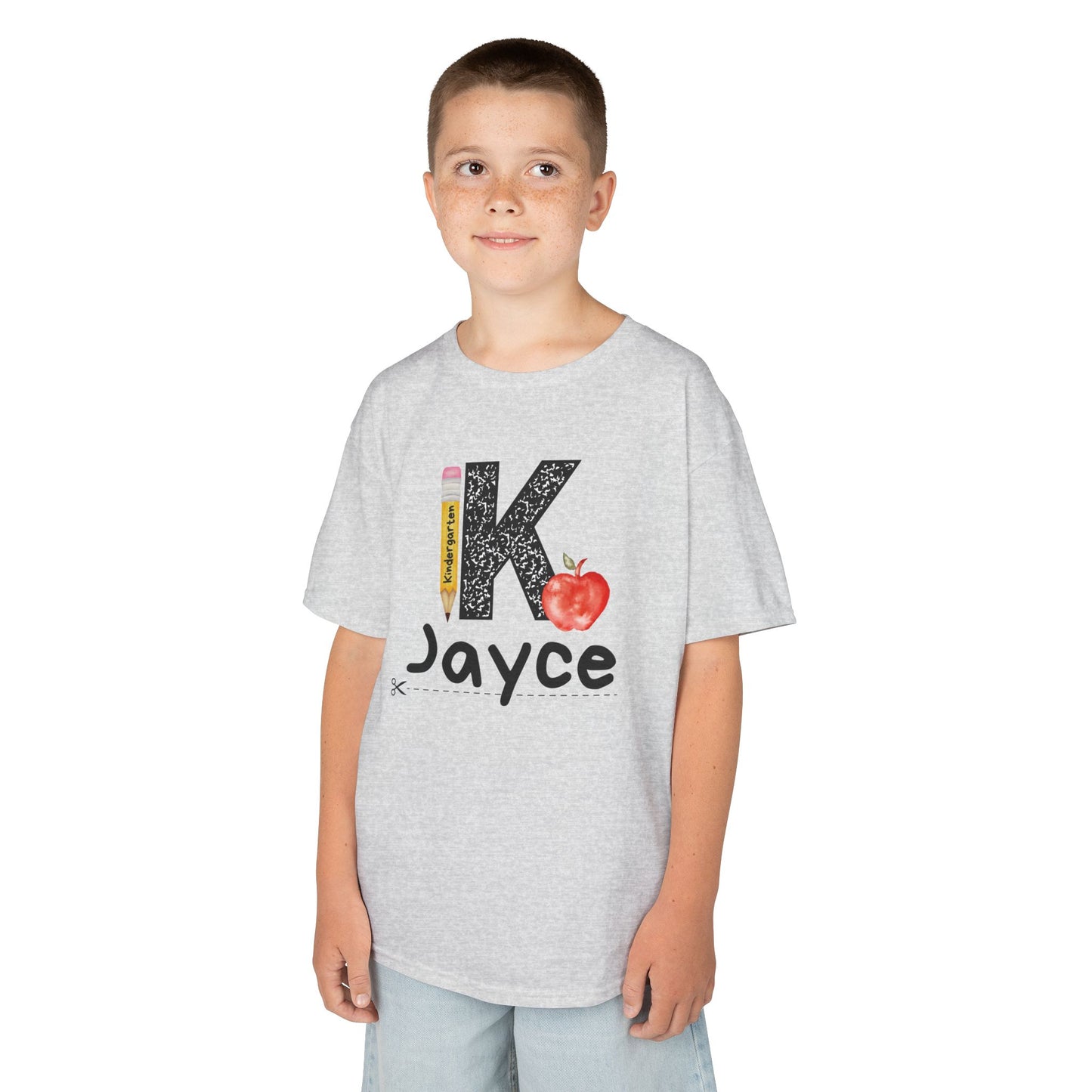 Jayce- Kindergarten- Personalized Kids Tee - Back to School