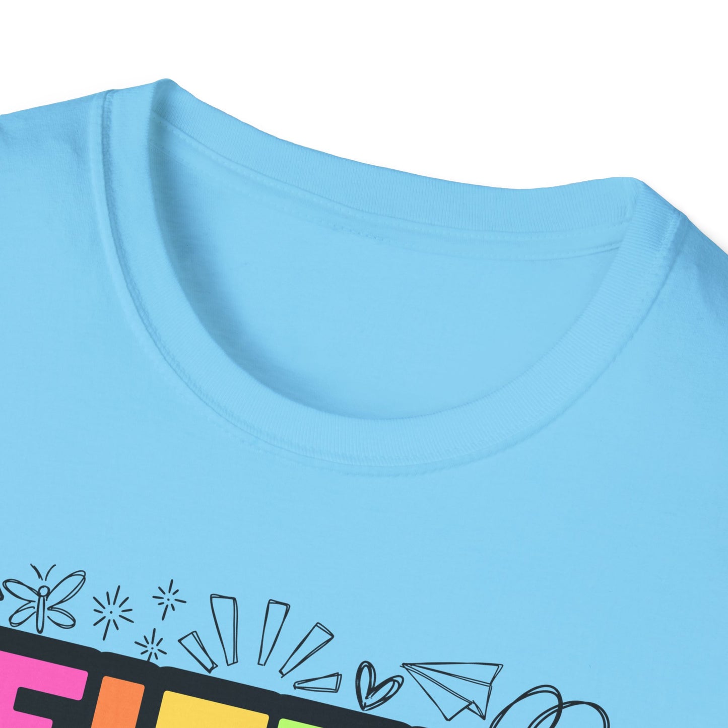 Dream Team- 5th Grade- Unisex Softstyle T-Shirt- Teacher Life