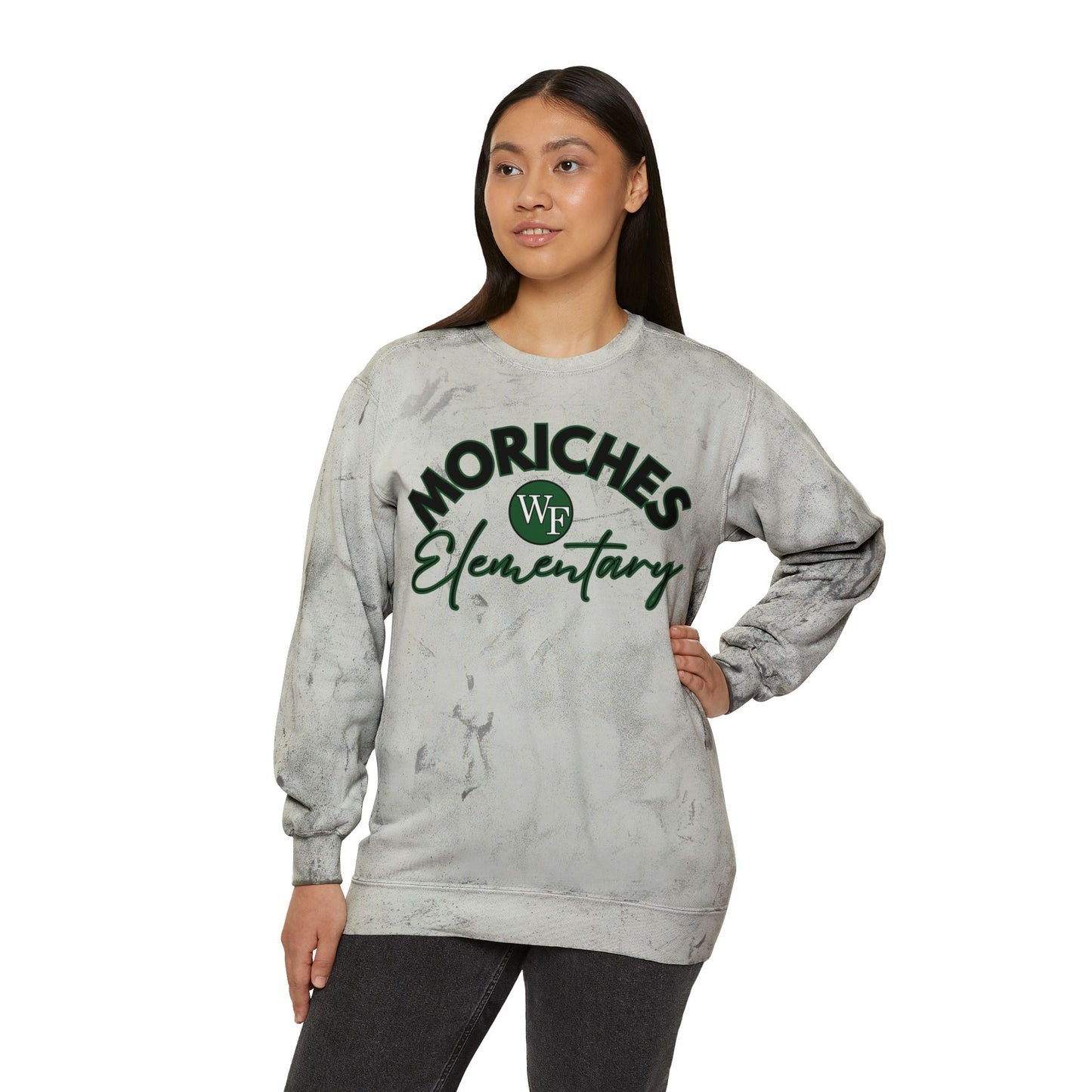 Moriches Elementary Color Blast Crewneck Sweatshirt - Unisex