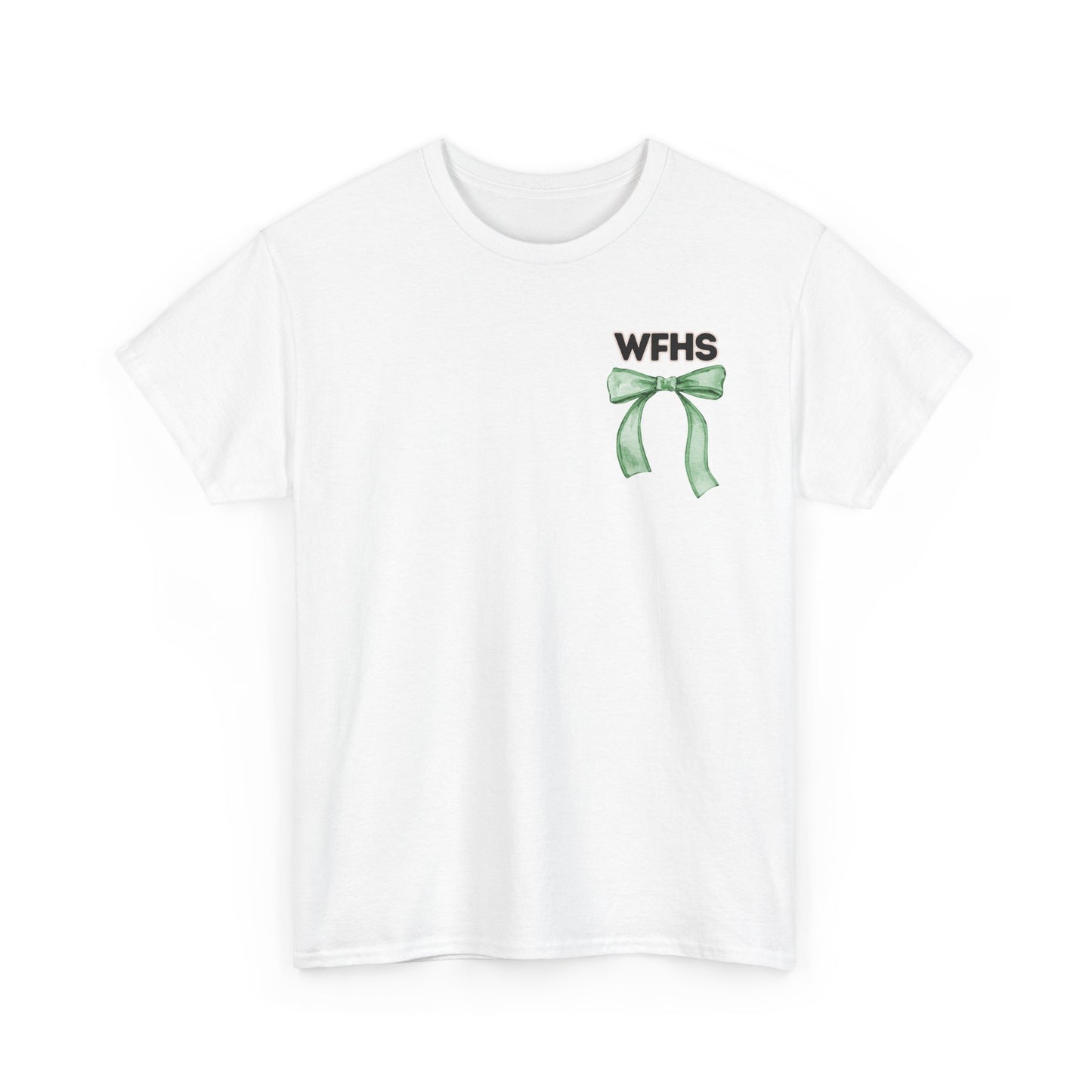 WFHS- TEAM 1 WEST- Floyd Strong Teacher and Bows- Unisex Heavy Cotton Tee with Bow Design