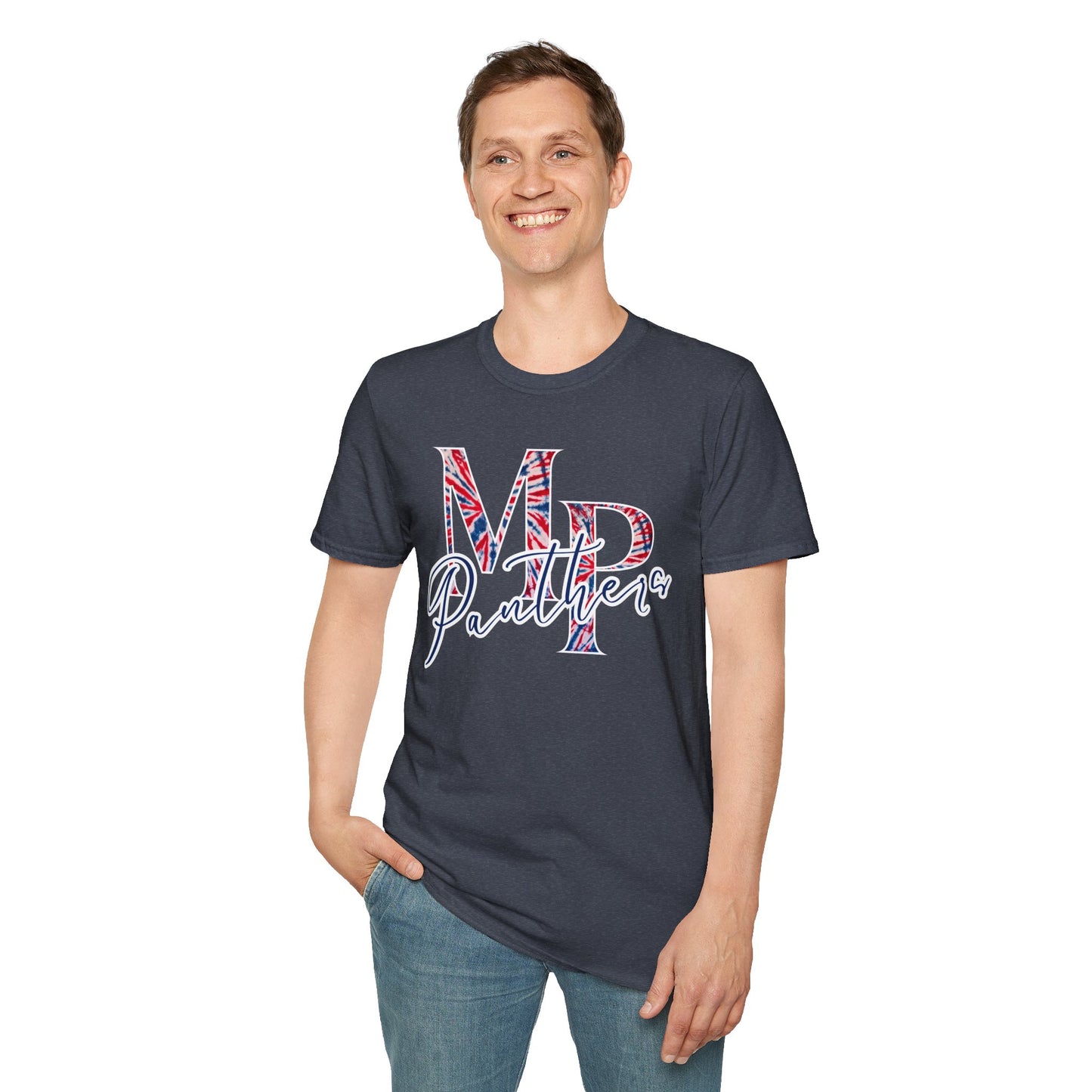 Miller Place Panther Tie Dye Unisex Graphic T-Shirt