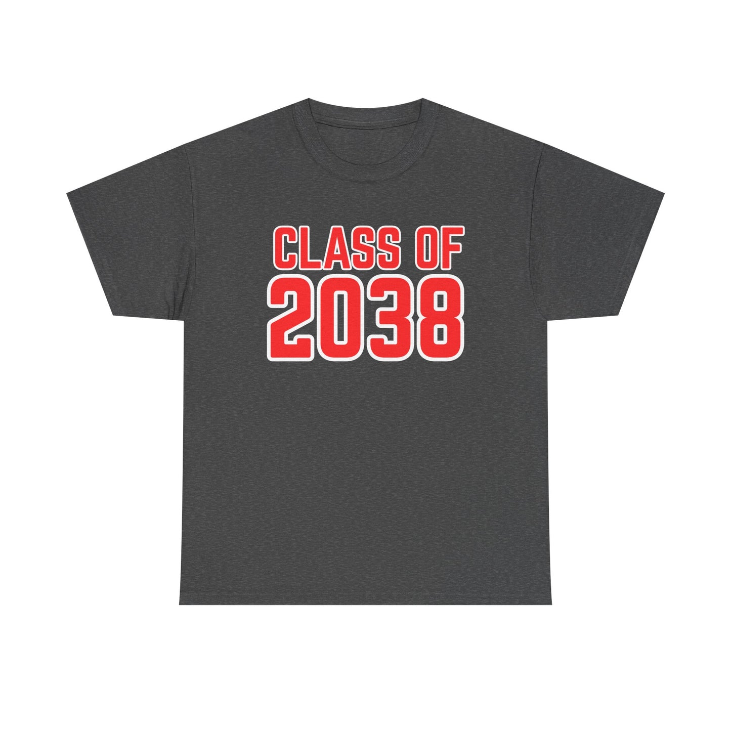 Class of 2038 Unisex Heavy Cotton Tee- Back to School- Grow With Me