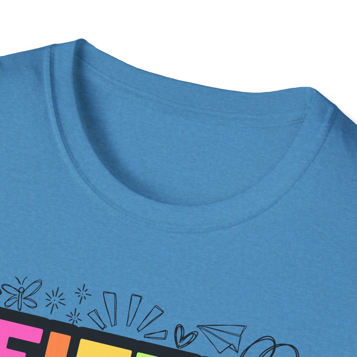 Dream Team- 5th Grade- Unisex Softstyle T-Shirt- Teacher Life