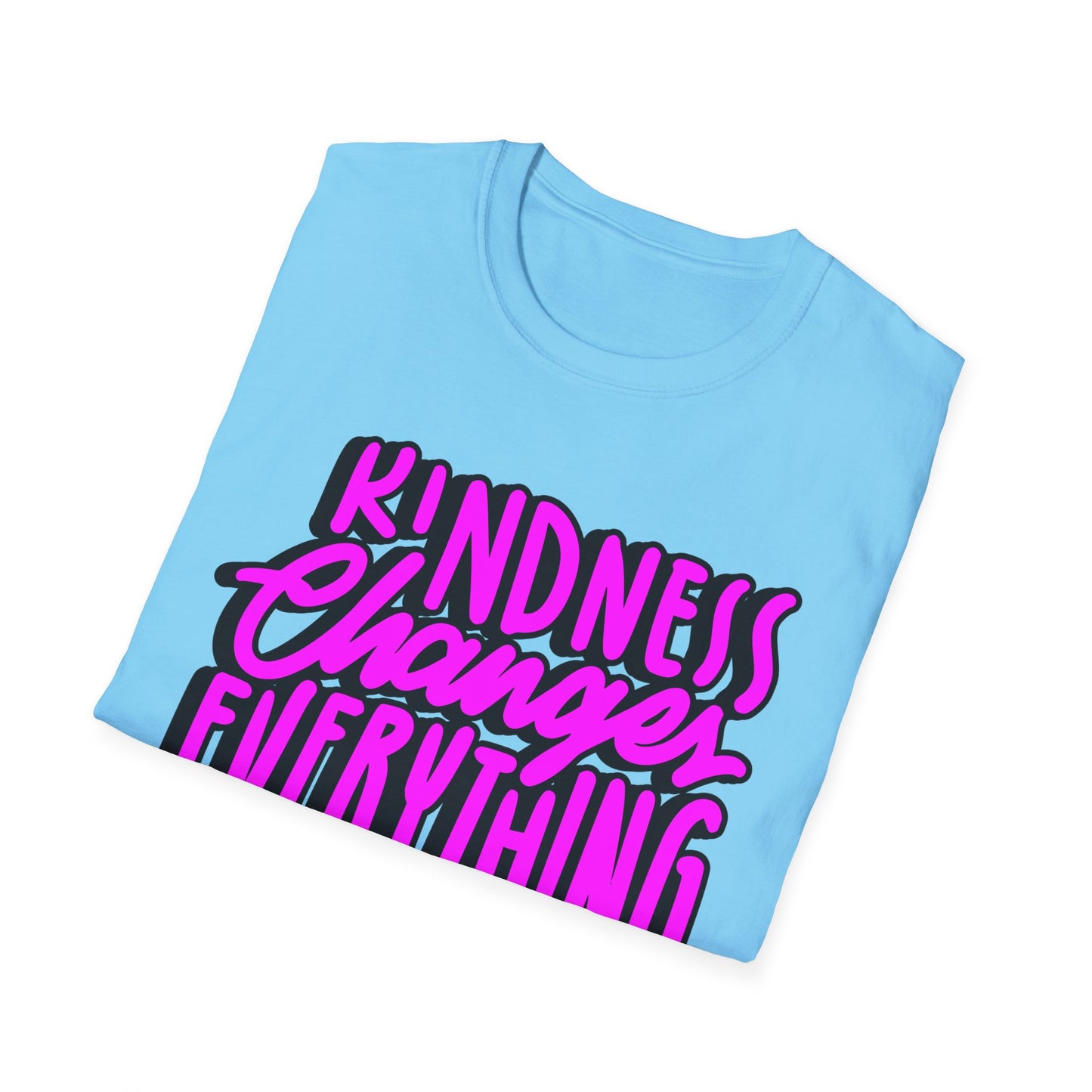 Kindness Changes Everything T-Shirt, Unisex Softstyle Tee