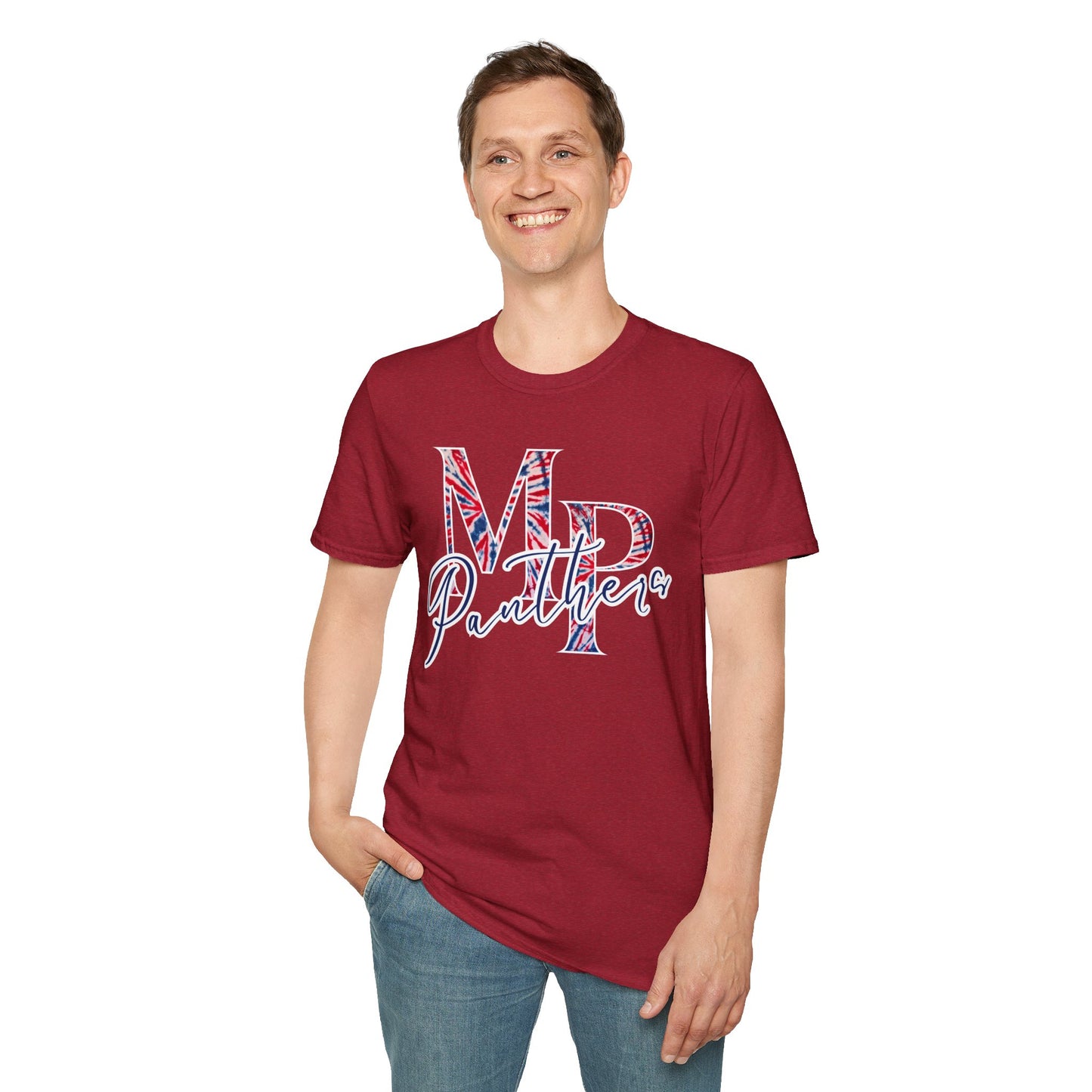 Miller Place Panther Tie Dye Unisex Graphic T-Shirt
