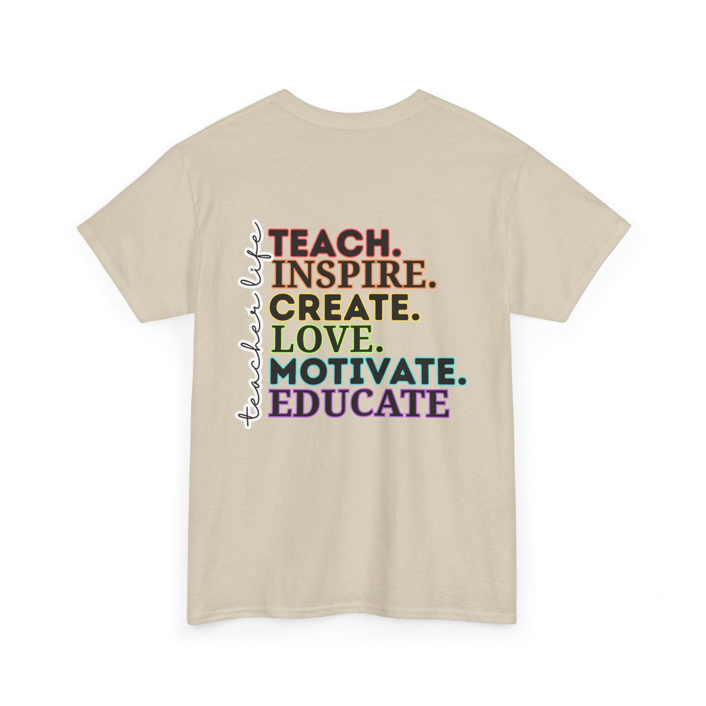 Teacher Tee - 4th Grade Teacher Unisex Heavy Cotton Tee