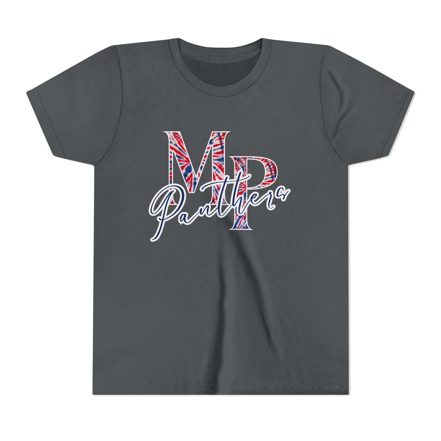 Miller Place Panthers Tie Dye MP- Youth Tee with Panther Print