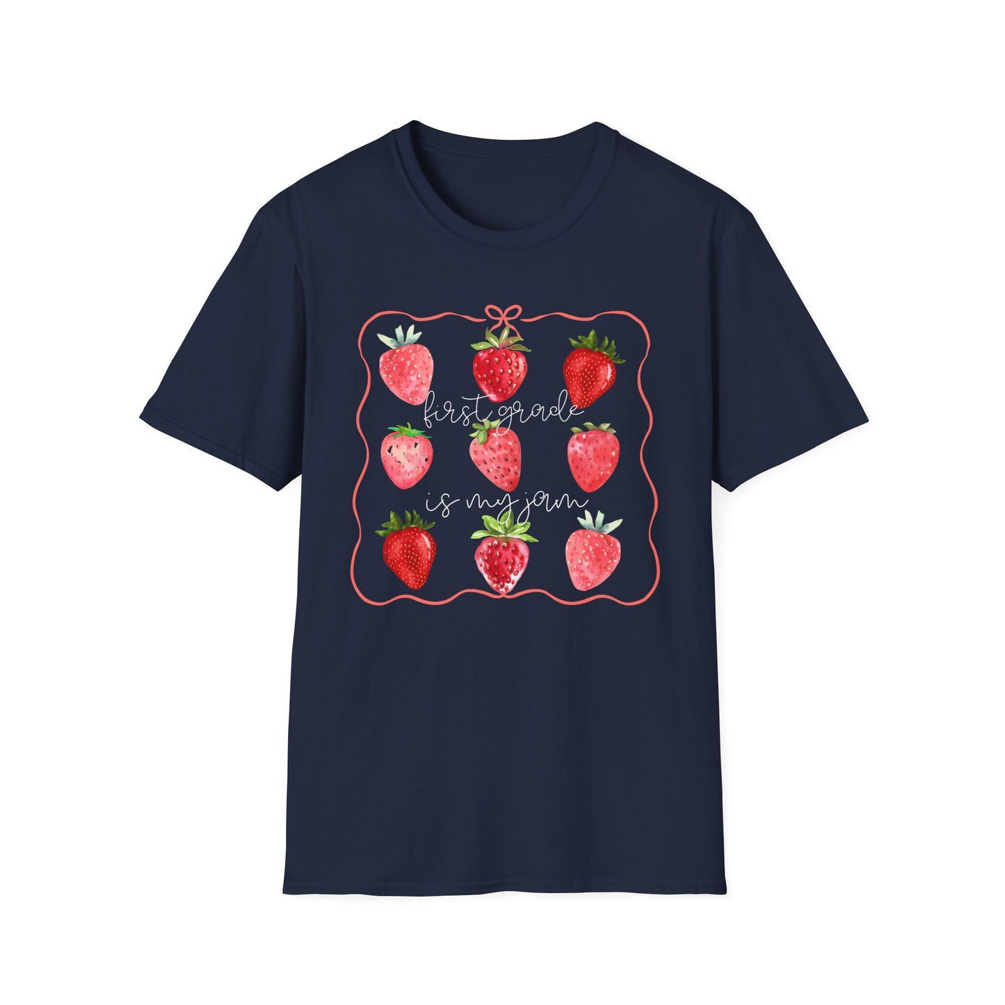 1st Grade is my Jam- Unisex Softstyle T-Shirt- Back to School