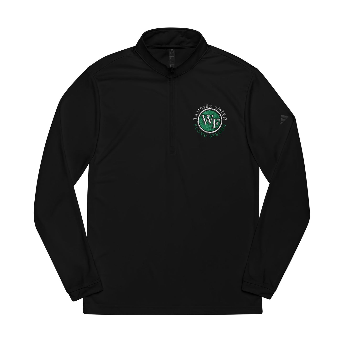 Tangier Smith- adidas® Embroidered Quarter-Zip Pullover - Stylish Athletic Wear for All Seasons