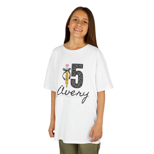 5th Grade- Personalized Kids Tee - Back to School