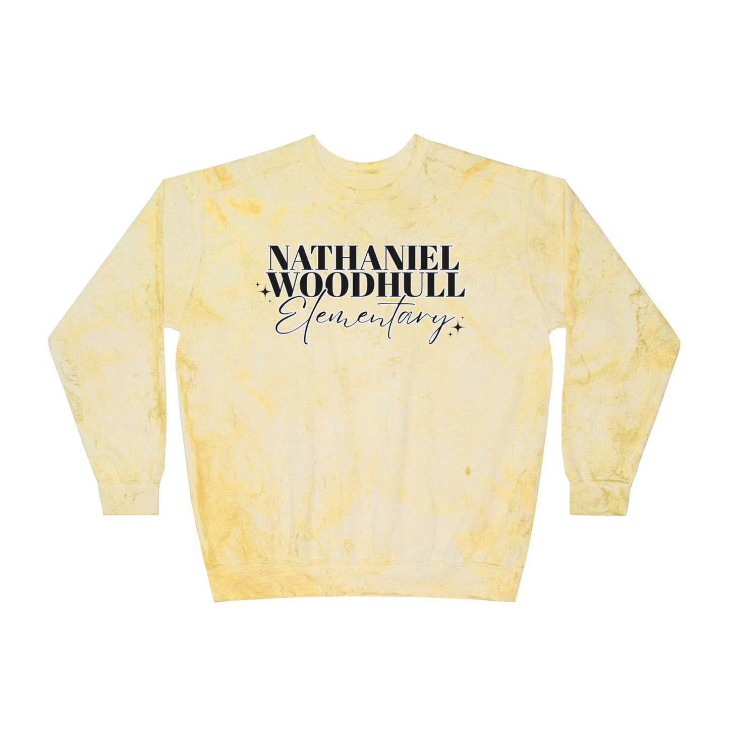 Woodhull Elementary Color Blast Crewneck Sweatshirt - Unisex