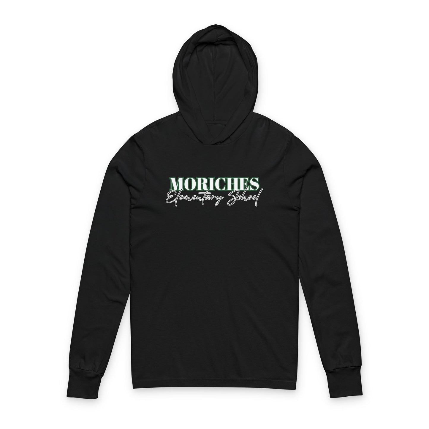 Moriches Elementary School Unisex Hooded Long Sleeve Tee with Bows