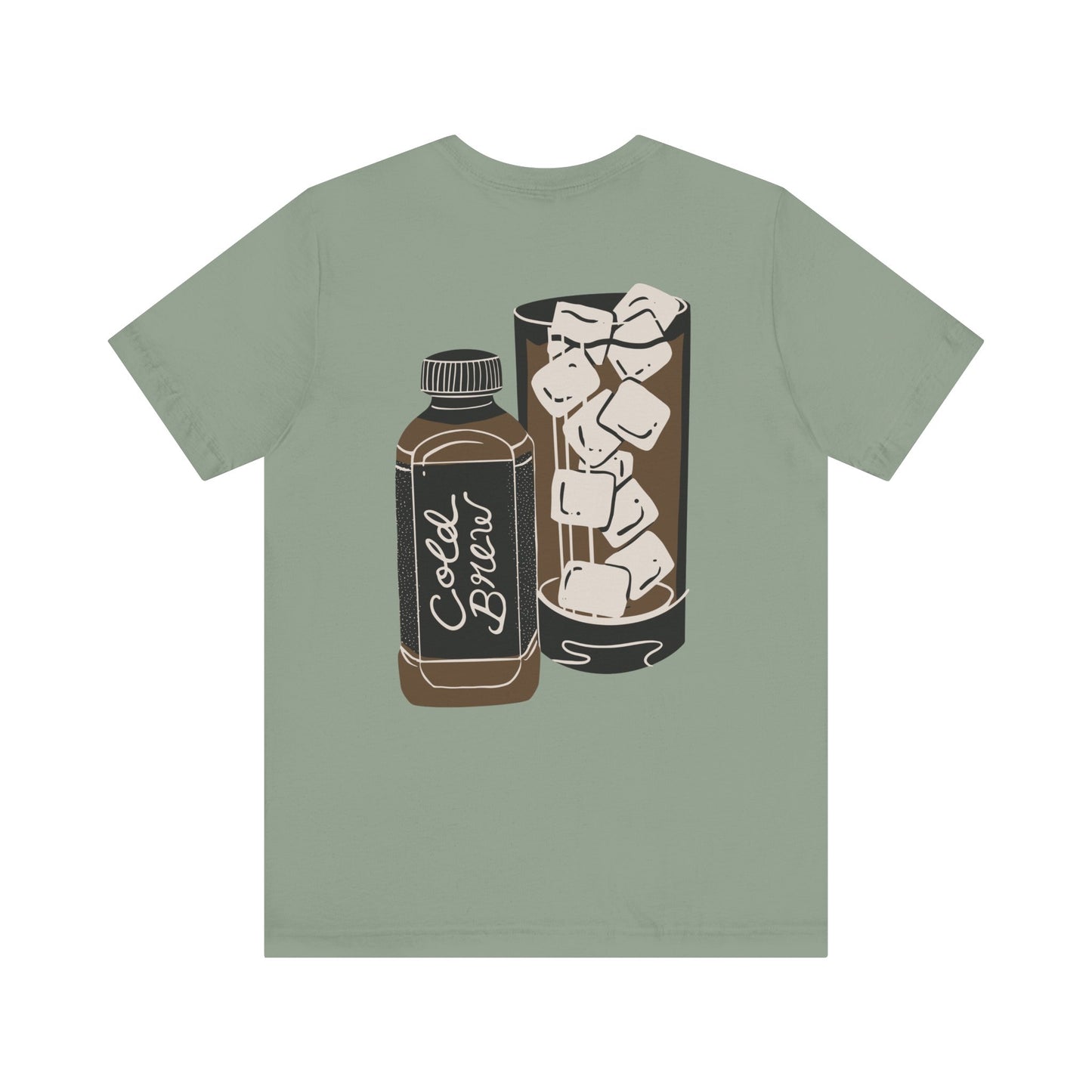 Cold Brew Coffee Lovers Tee, Unisex Jersey Shirt for Coffee Lovers