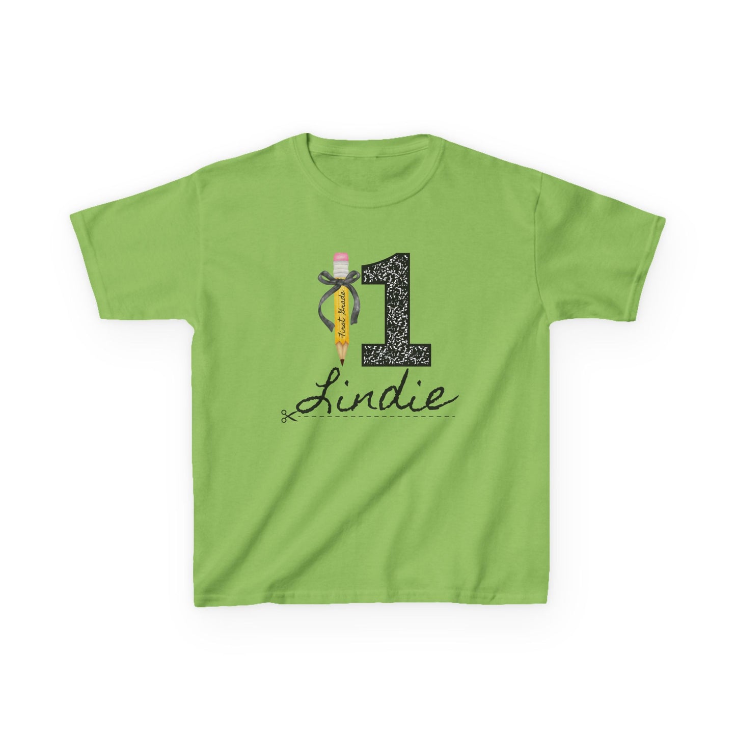 1st Grade- Personalized Kids Tee - Back to School