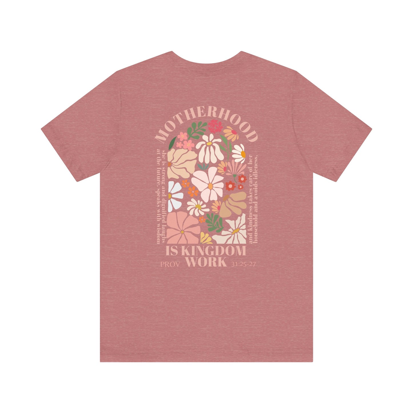 Inspirational Motherhood Graphic Tee – Comfortable Unisex Jersey Short Sleeve Shirt