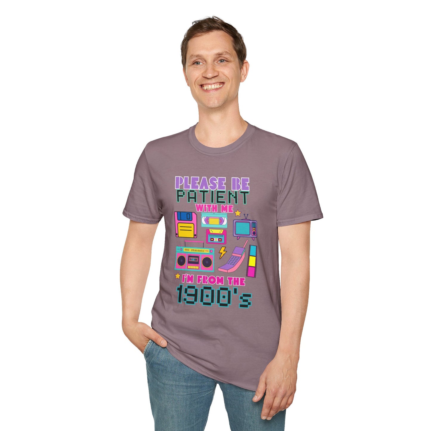 Retro 90's T-Shirt - Please Be Patient, Teacher Vintage- Unisex Graphic Tee