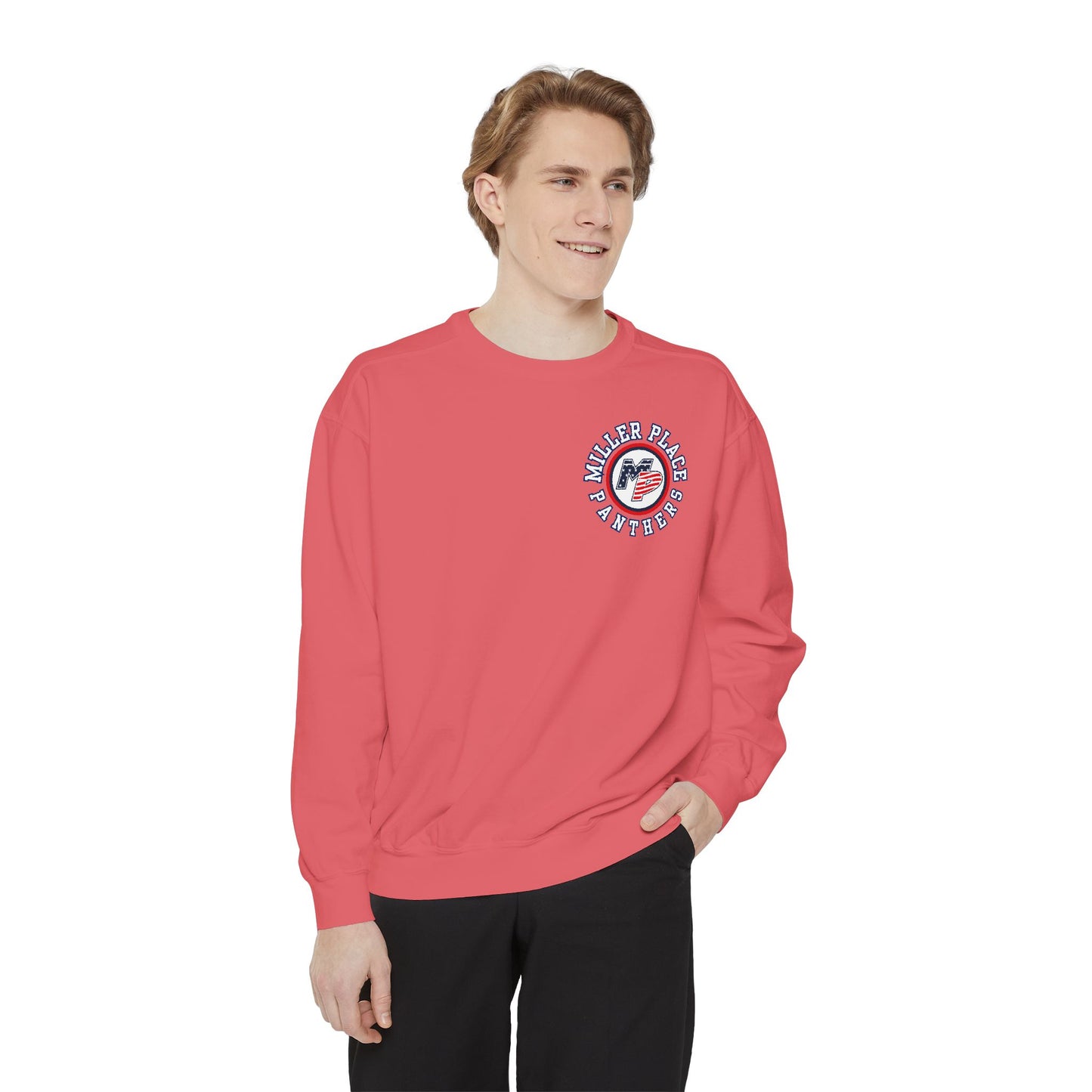 Miller Place Panthers- Unisex- Garment Dyed Sweatshirt