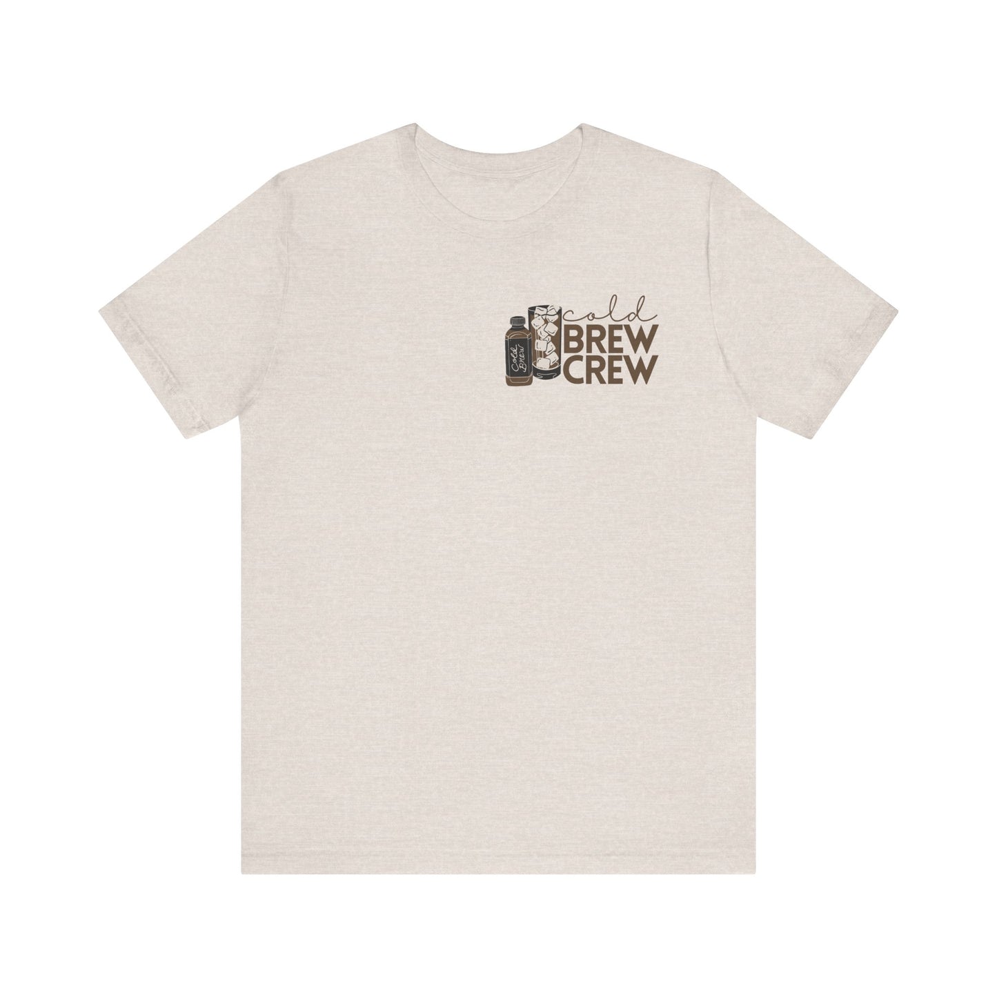 Cold Brew Coffee Lovers Tee, Unisex Jersey Shirt for Coffee Lovers