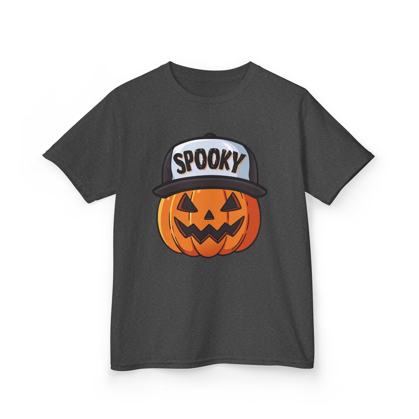 Spooky Pumpkin w/ Hat | Halloween | Kids Cotton™ Tee
