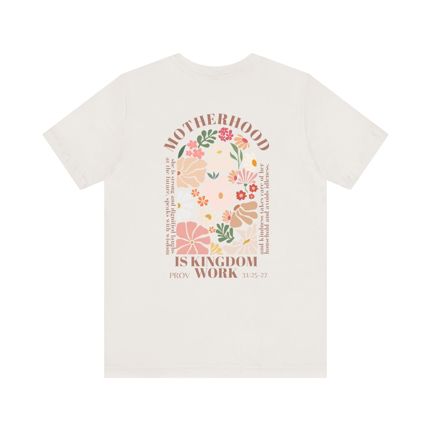 Inspirational Motherhood Graphic Tee – Comfortable Unisex Jersey Short Sleeve Shirt