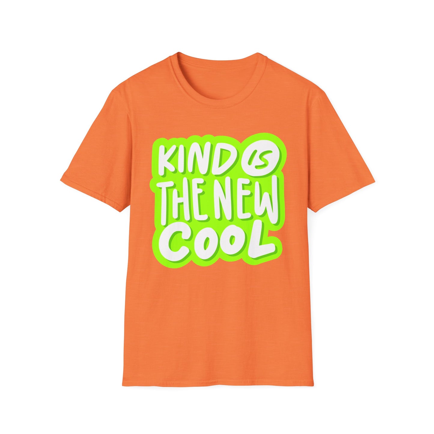 Kind is the New Cool Kindness T-Shirt, Unisex Softstyle Tee