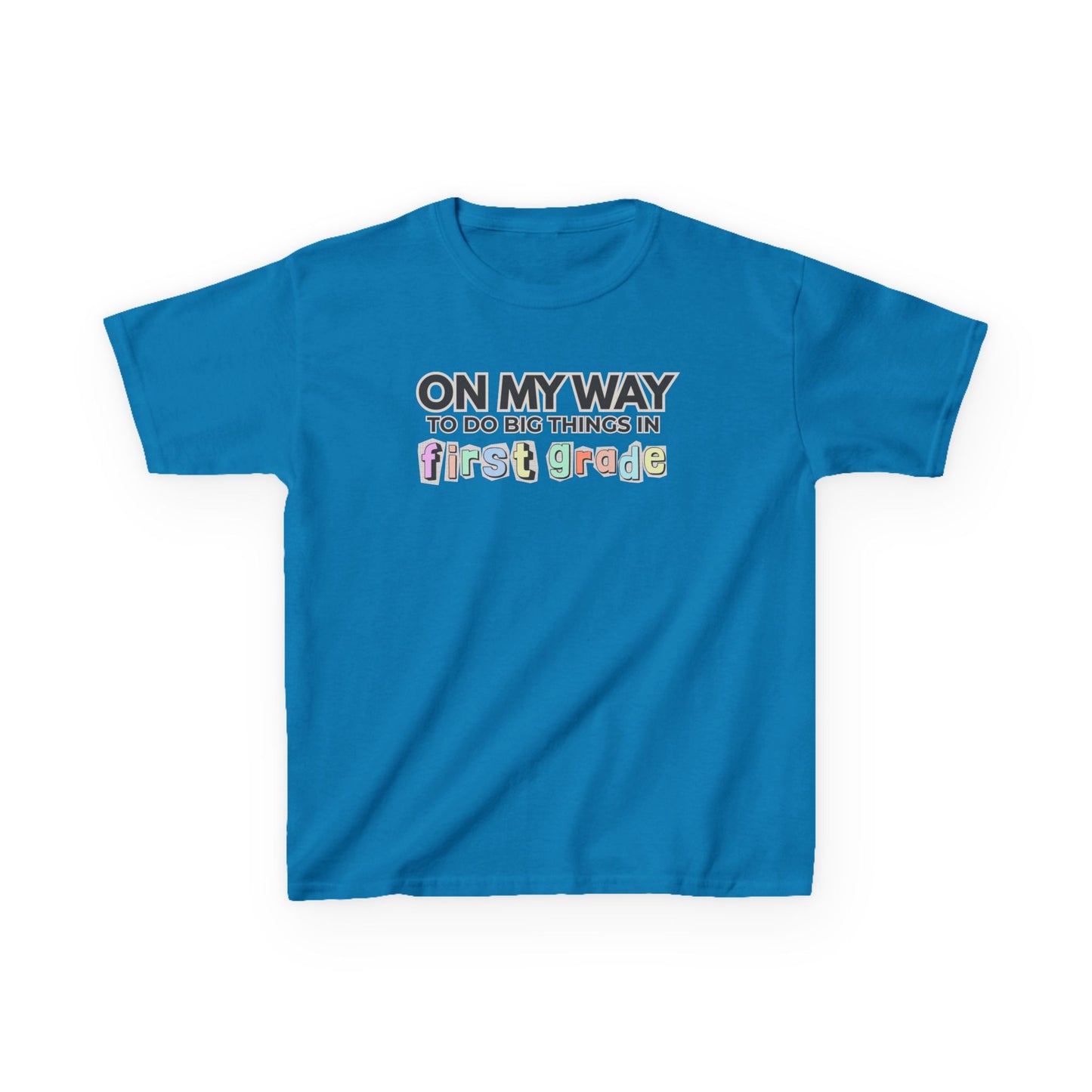 Big Things in 1st Grade- Kids Back to School Shirt