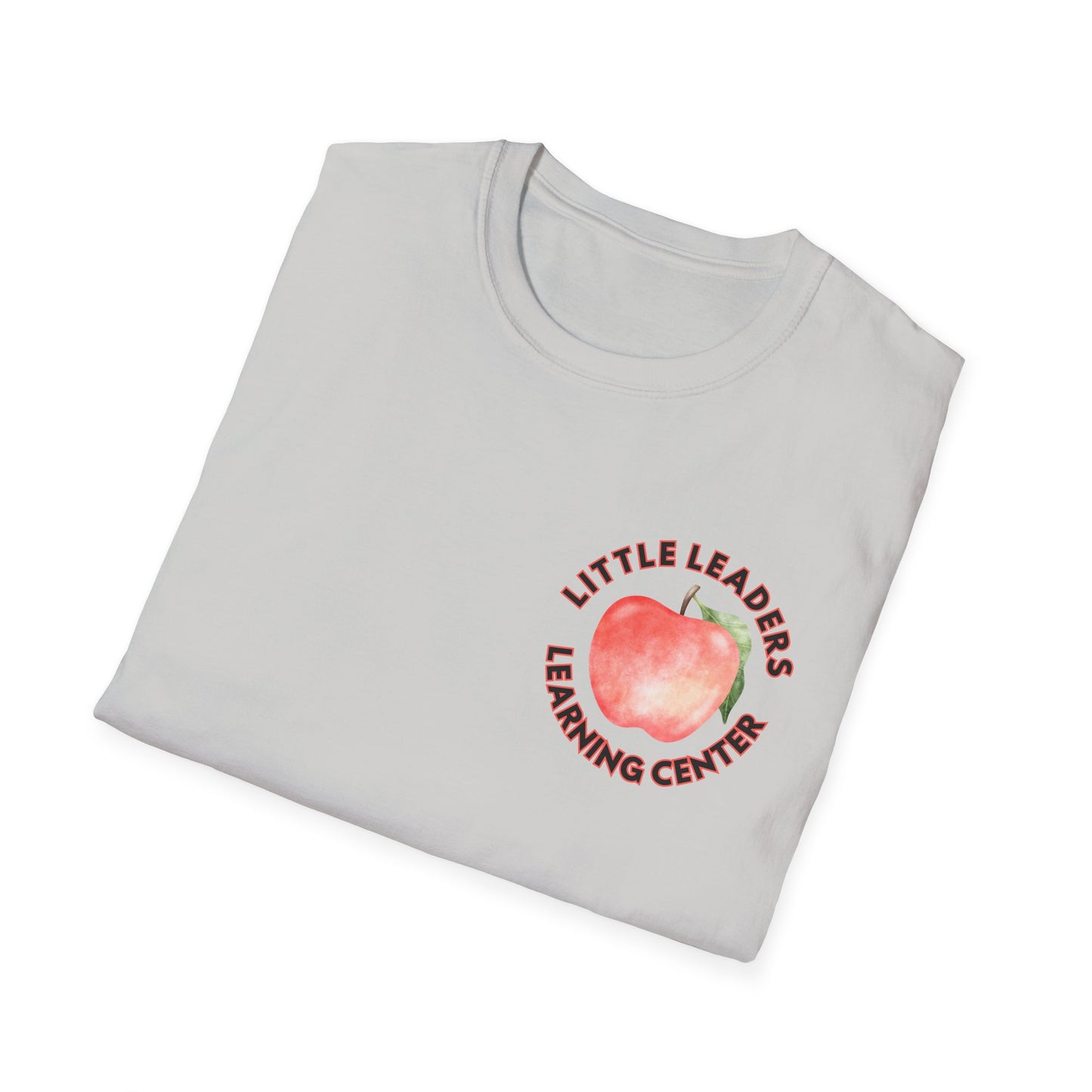 Little Leaders Teacher w/ Apple Design Unisex Softstyle T-Shirt