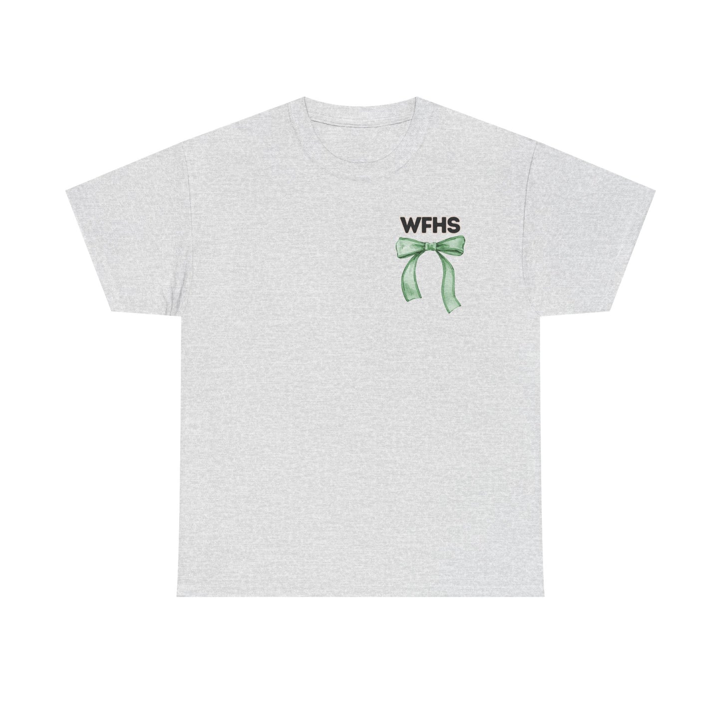 WFHS- TEAM 1 WEST- Floyd Strong Teacher and Bows- Unisex Heavy Cotton Tee with Bow Design