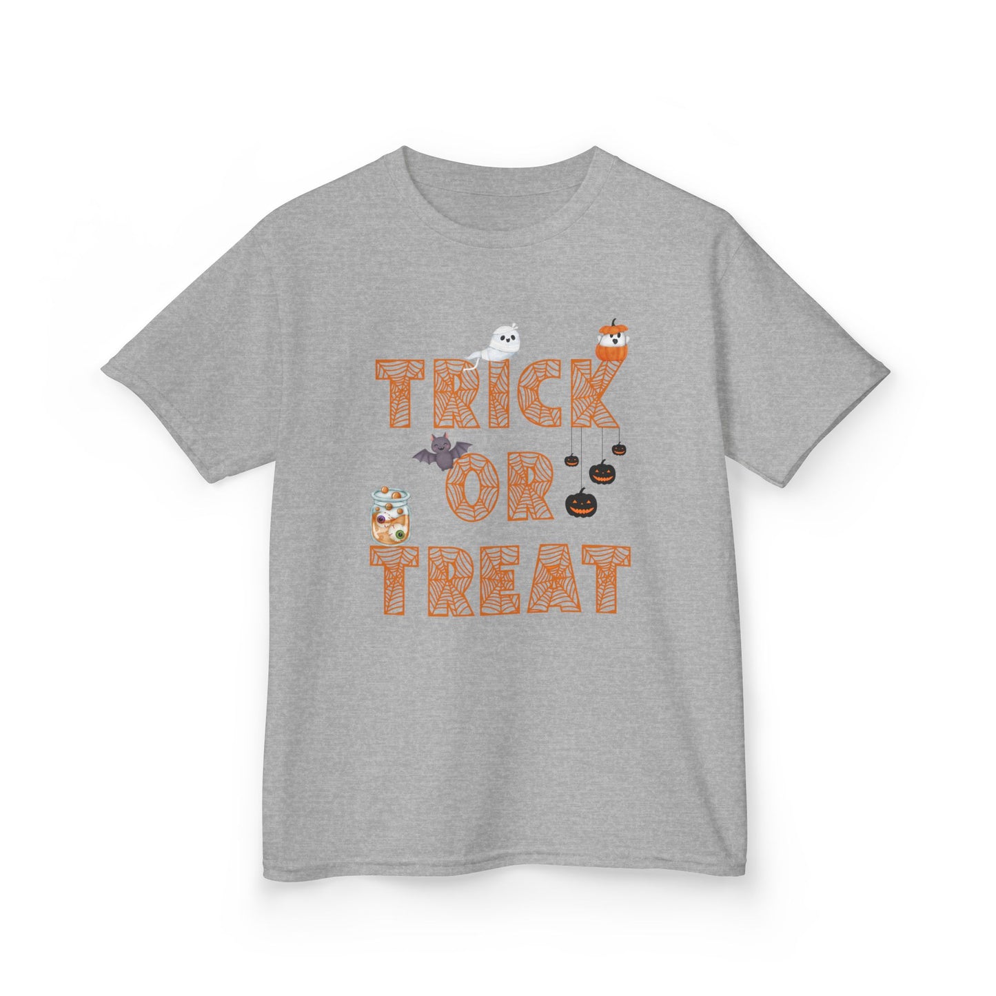Trick or Treat Kids Tee, Halloween Shirt for Kids