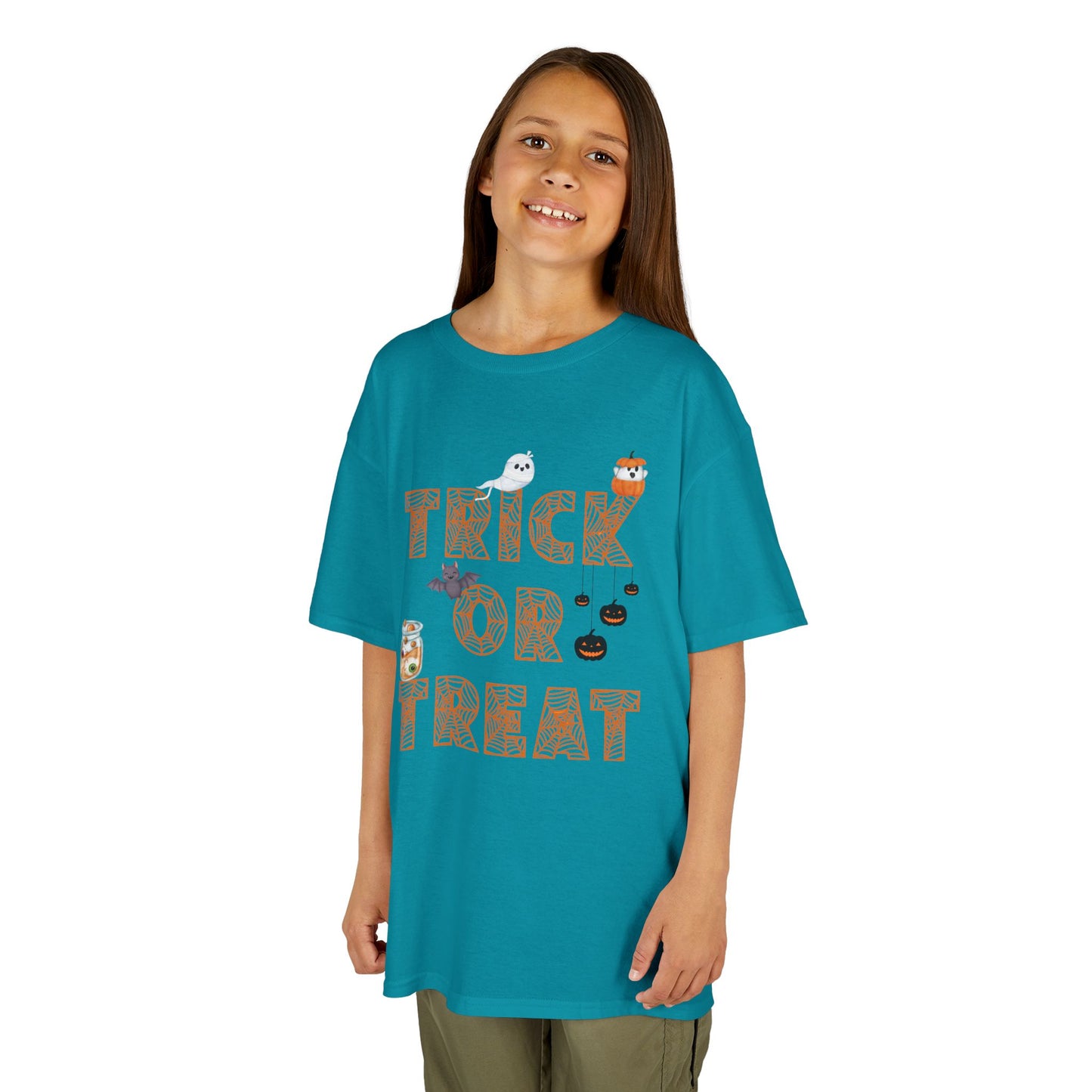 Trick or Treat Kids Tee, Halloween Shirt for Kids